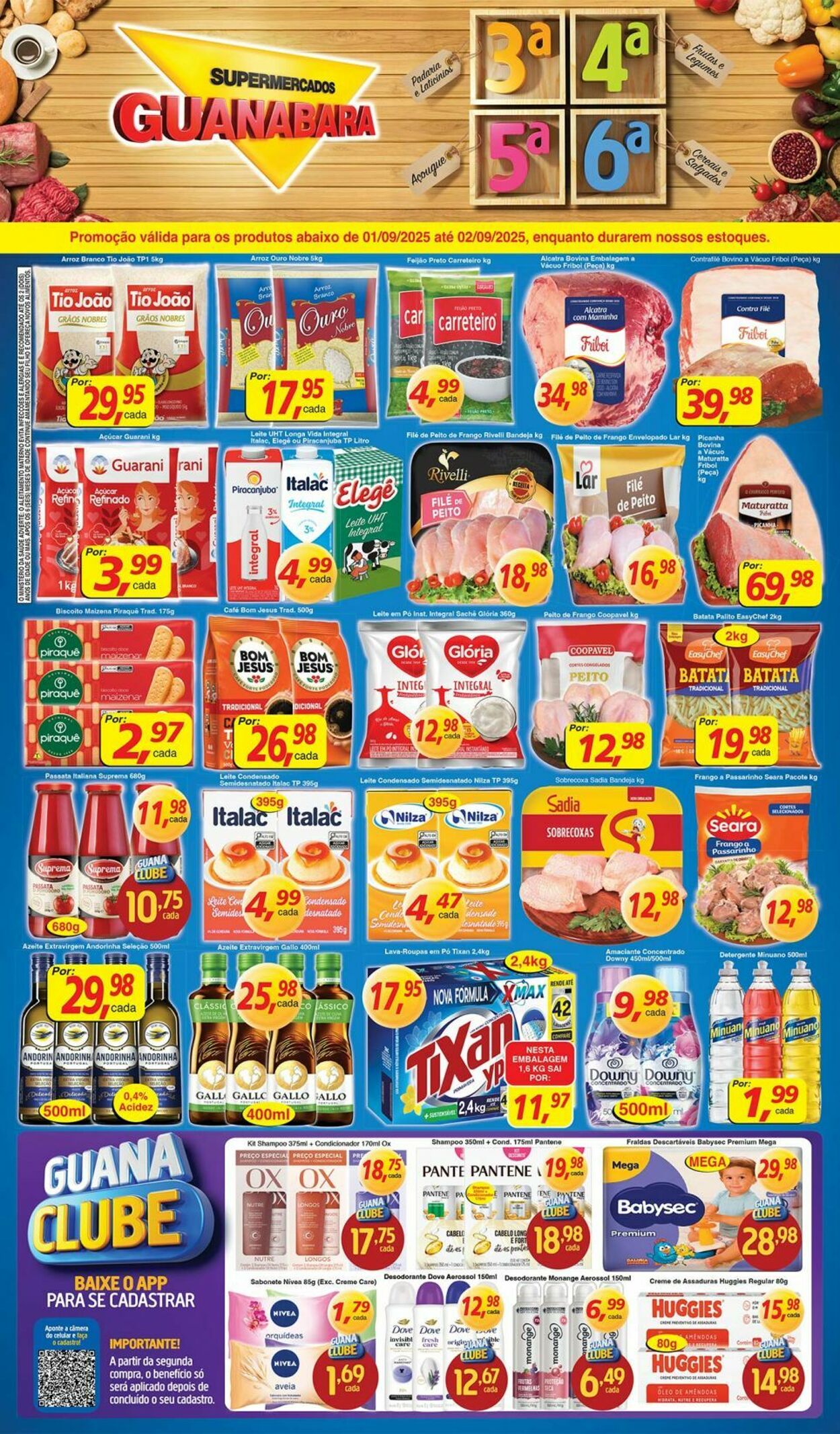 Folheto Supermercados Guanabara 01.09.2025 - 02.09.2025