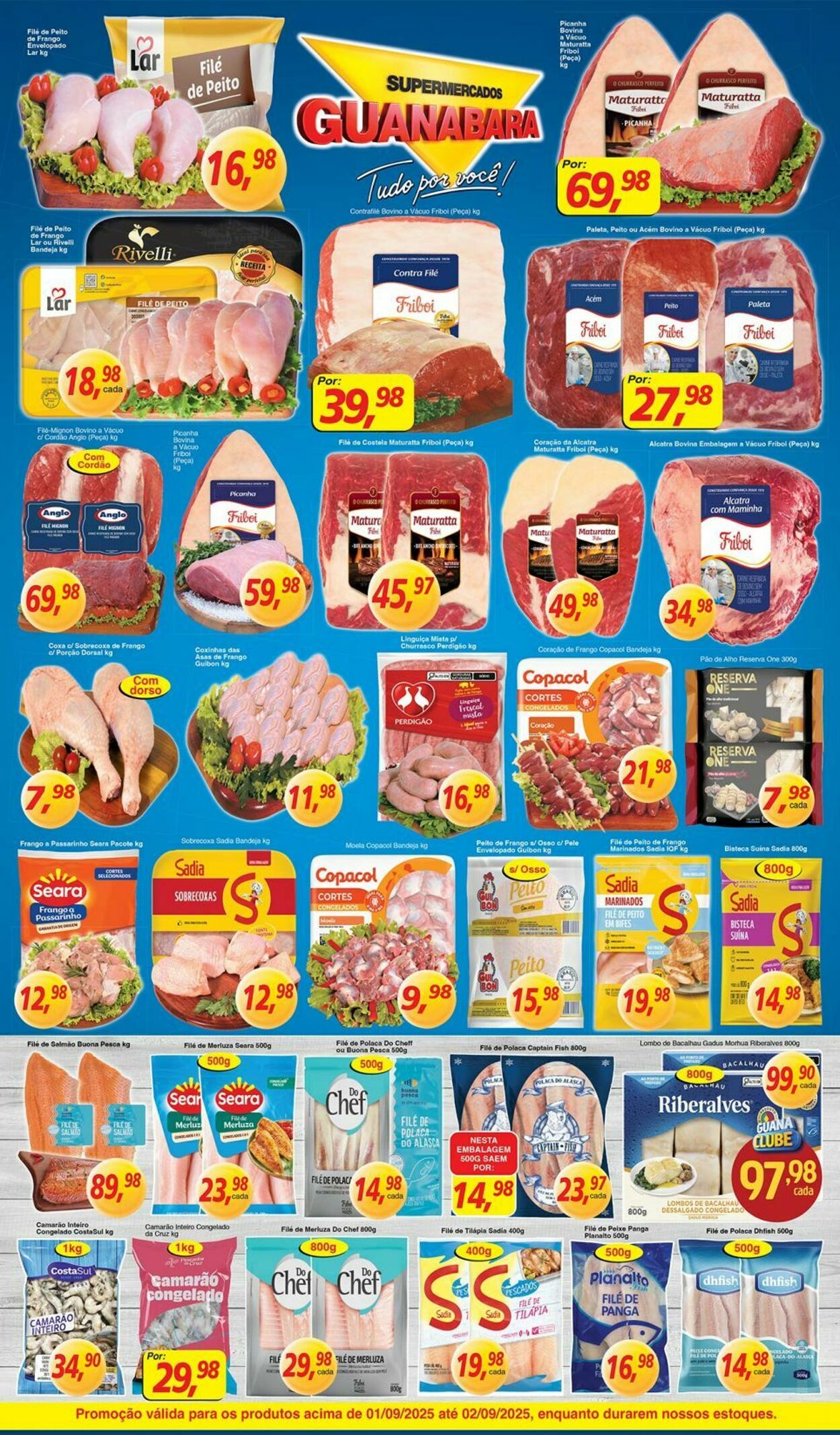 Folheto Supermercados Guanabara 01.09.2025 - 02.09.2025