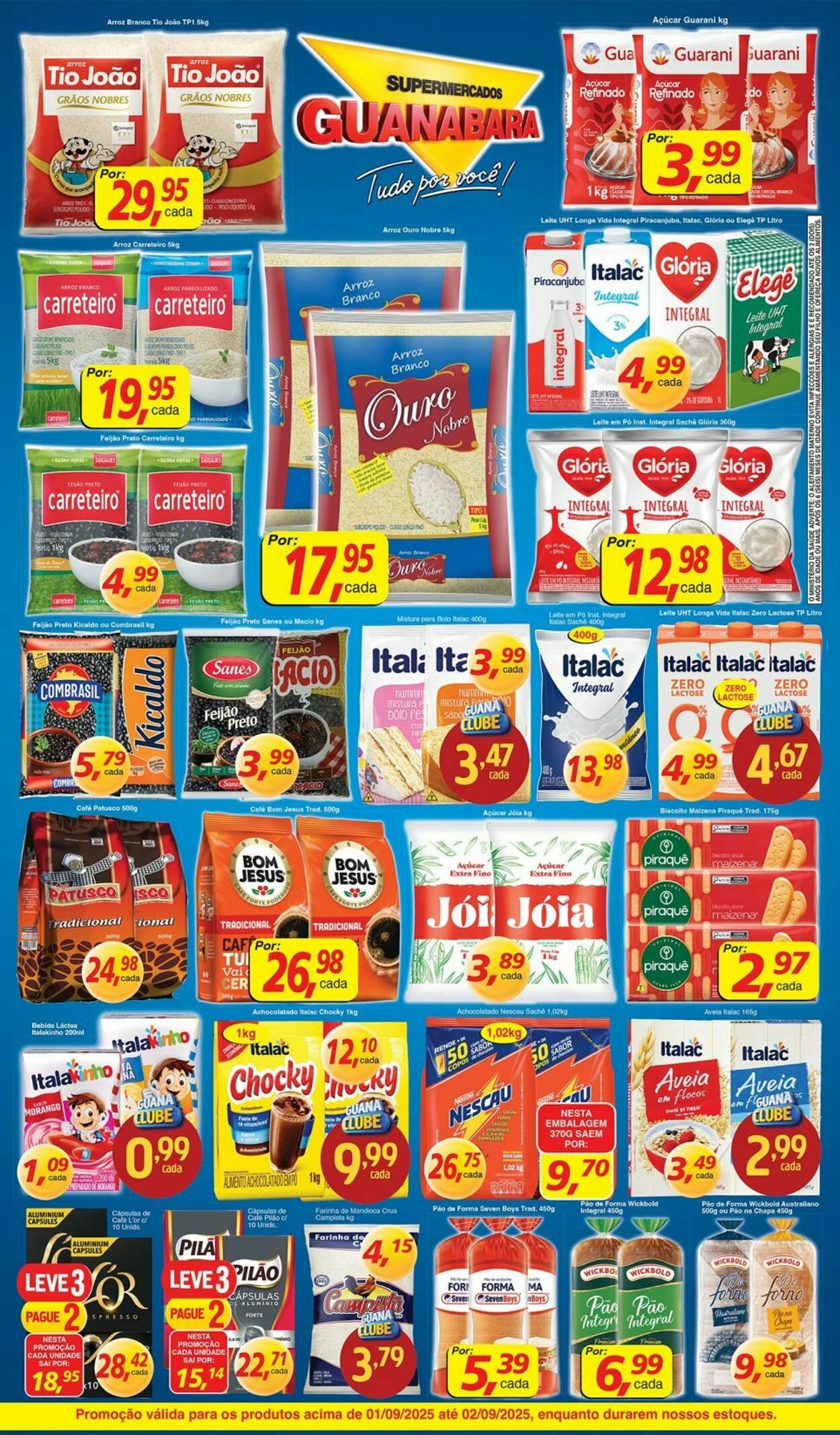 Folheto Supermercados Guanabara 01.09.2025 - 02.09.2025