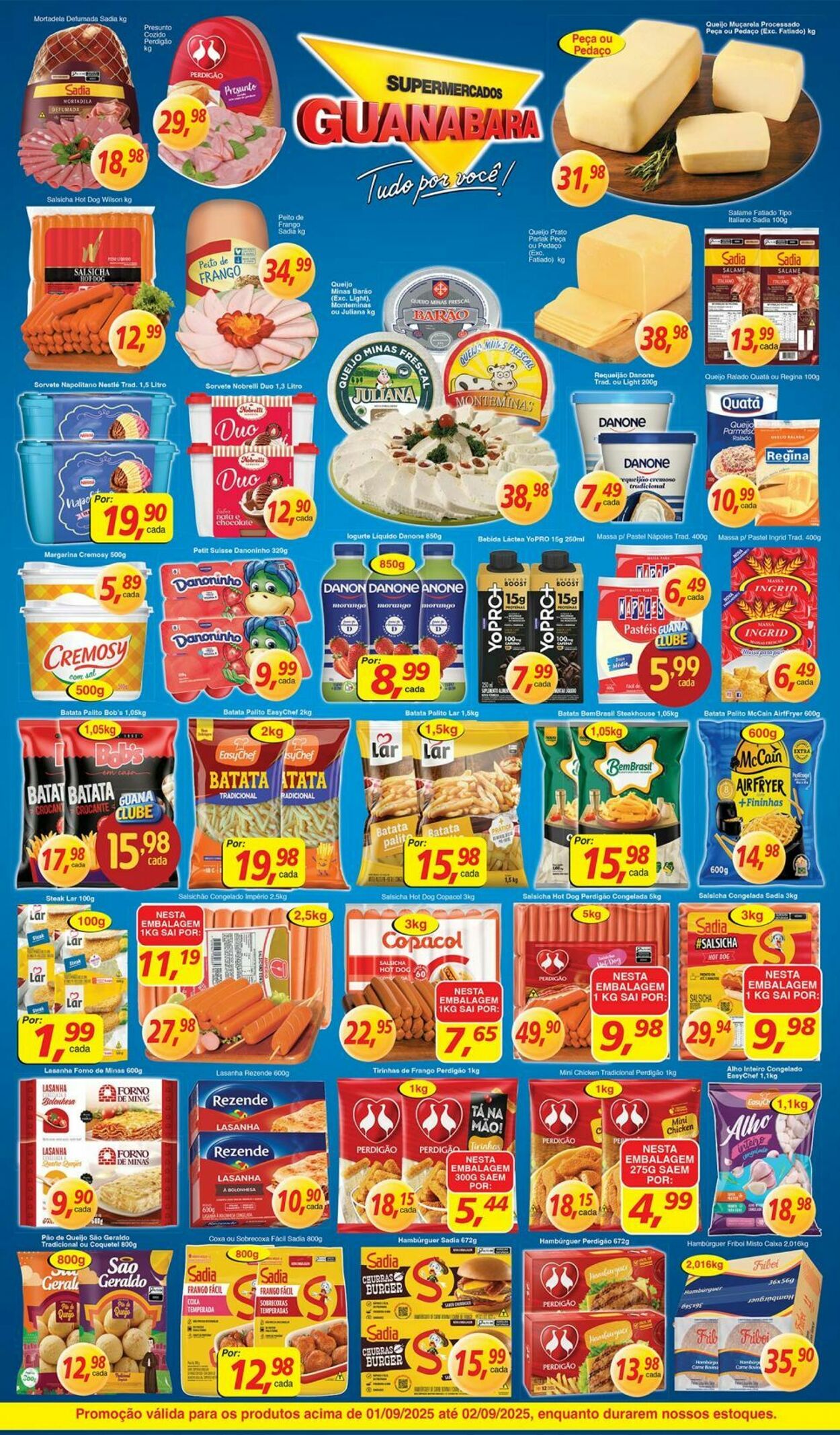 Folheto Supermercados Guanabara 01.09.2025 - 02.09.2025