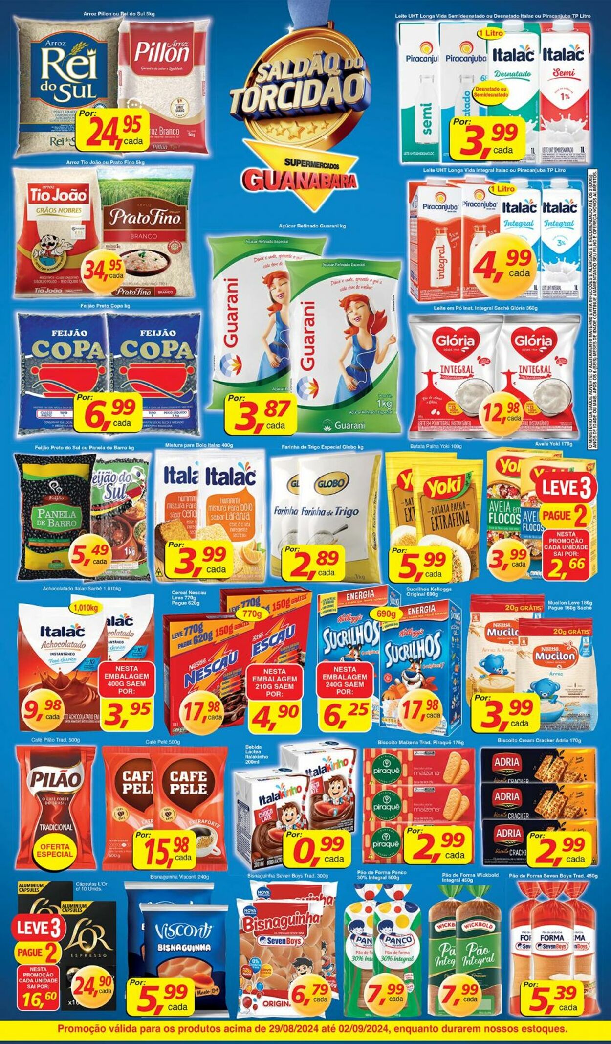 Folheto Supermercados Guanabara 29.08.2024 - 30.08.2024