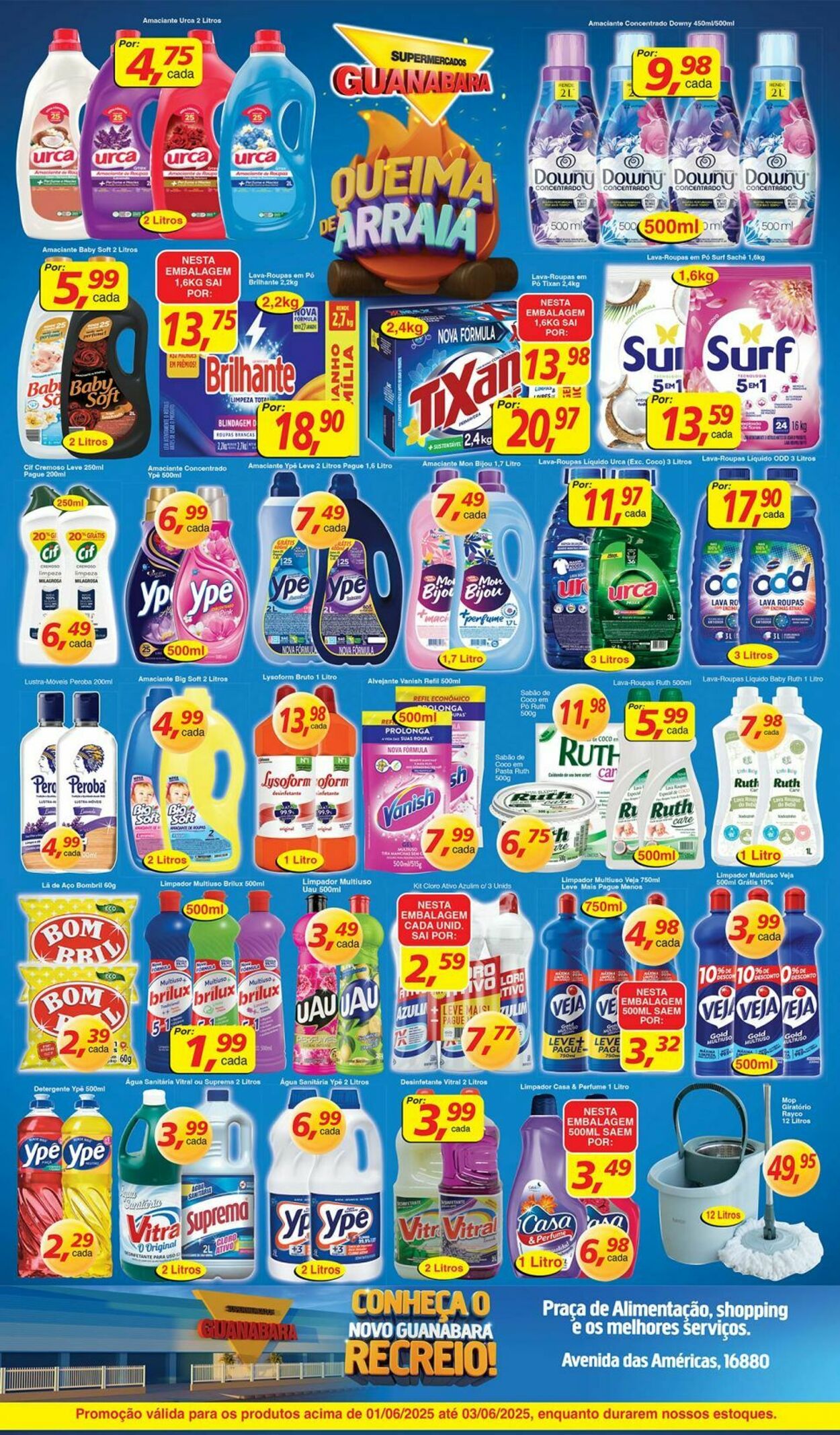 Folheto Supermercados Guanabara 01.06.2025 - 02.06.2025