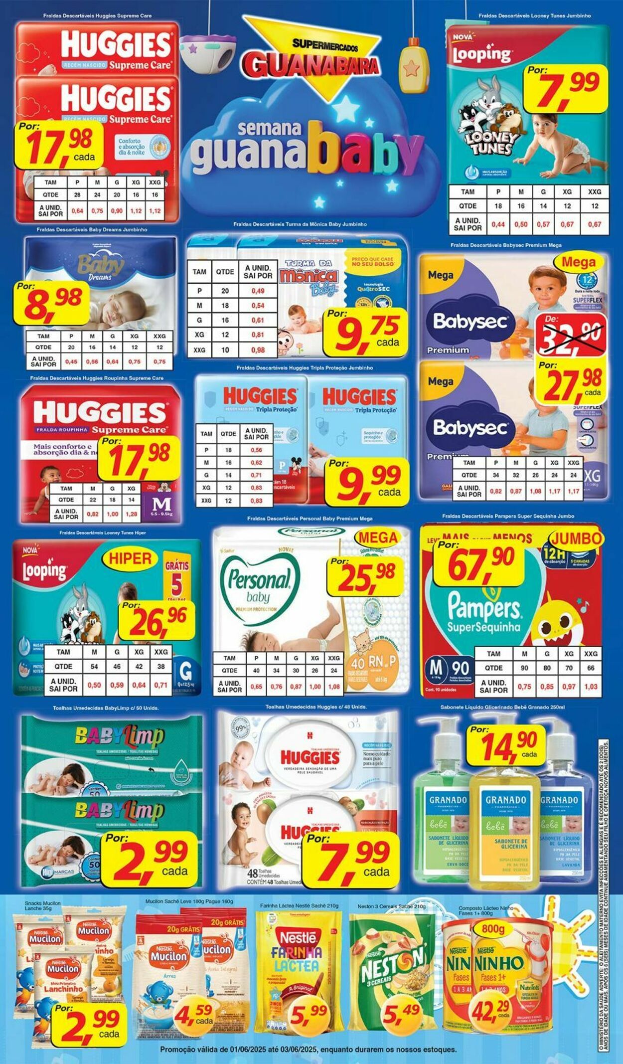 Folheto Supermercados Guanabara 01.06.2025 - 02.06.2025