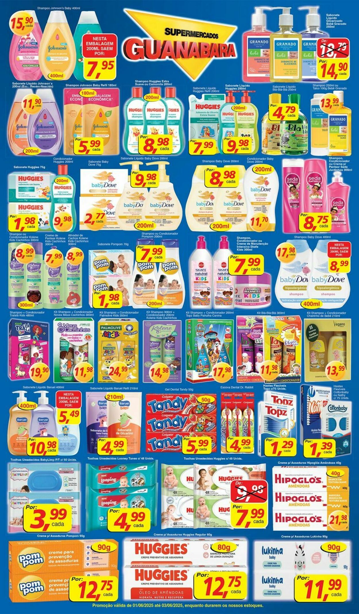Folheto Supermercados Guanabara 01.06.2025 - 02.06.2025