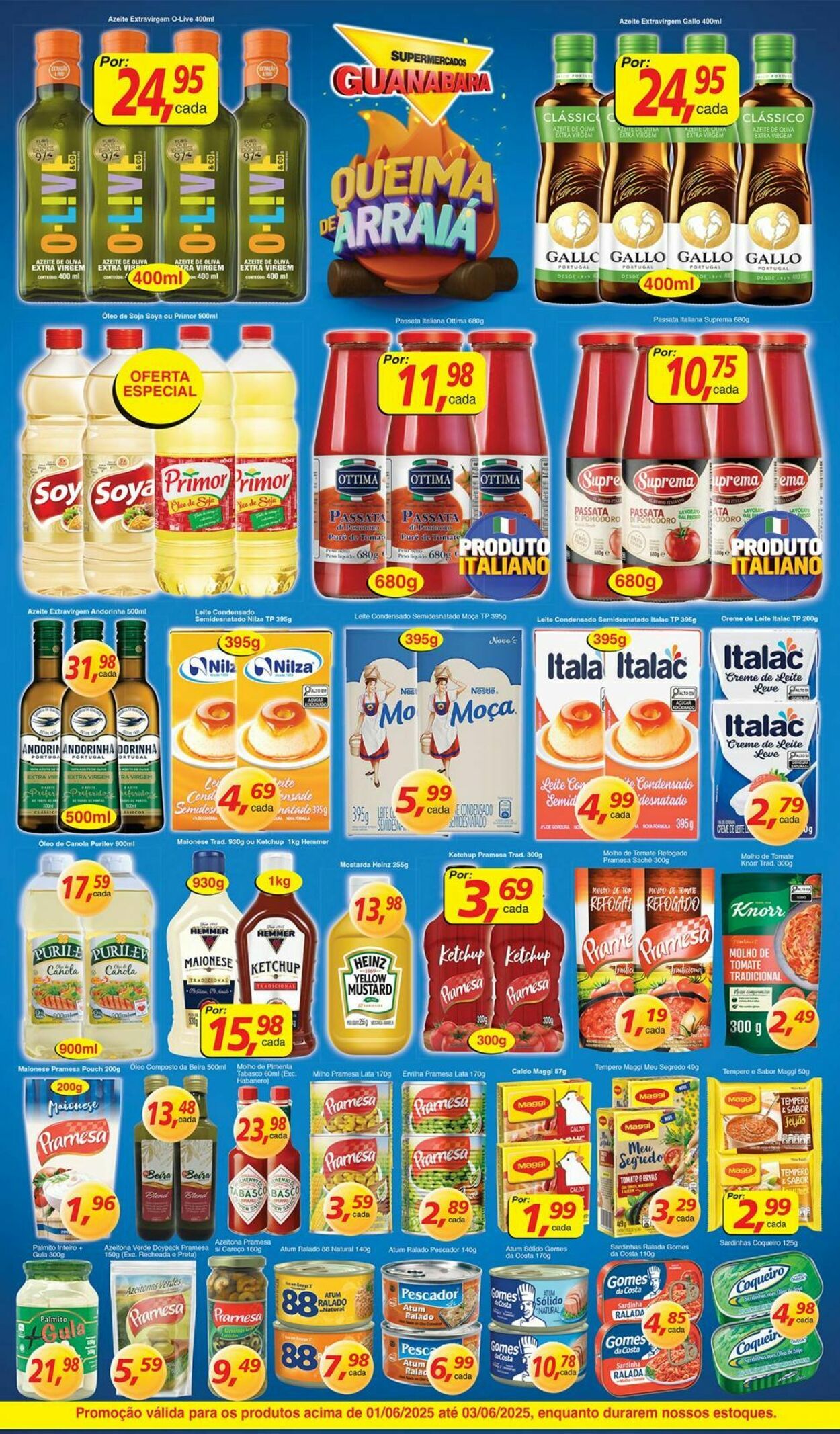 Folheto Supermercados Guanabara 01.06.2025 - 02.06.2025