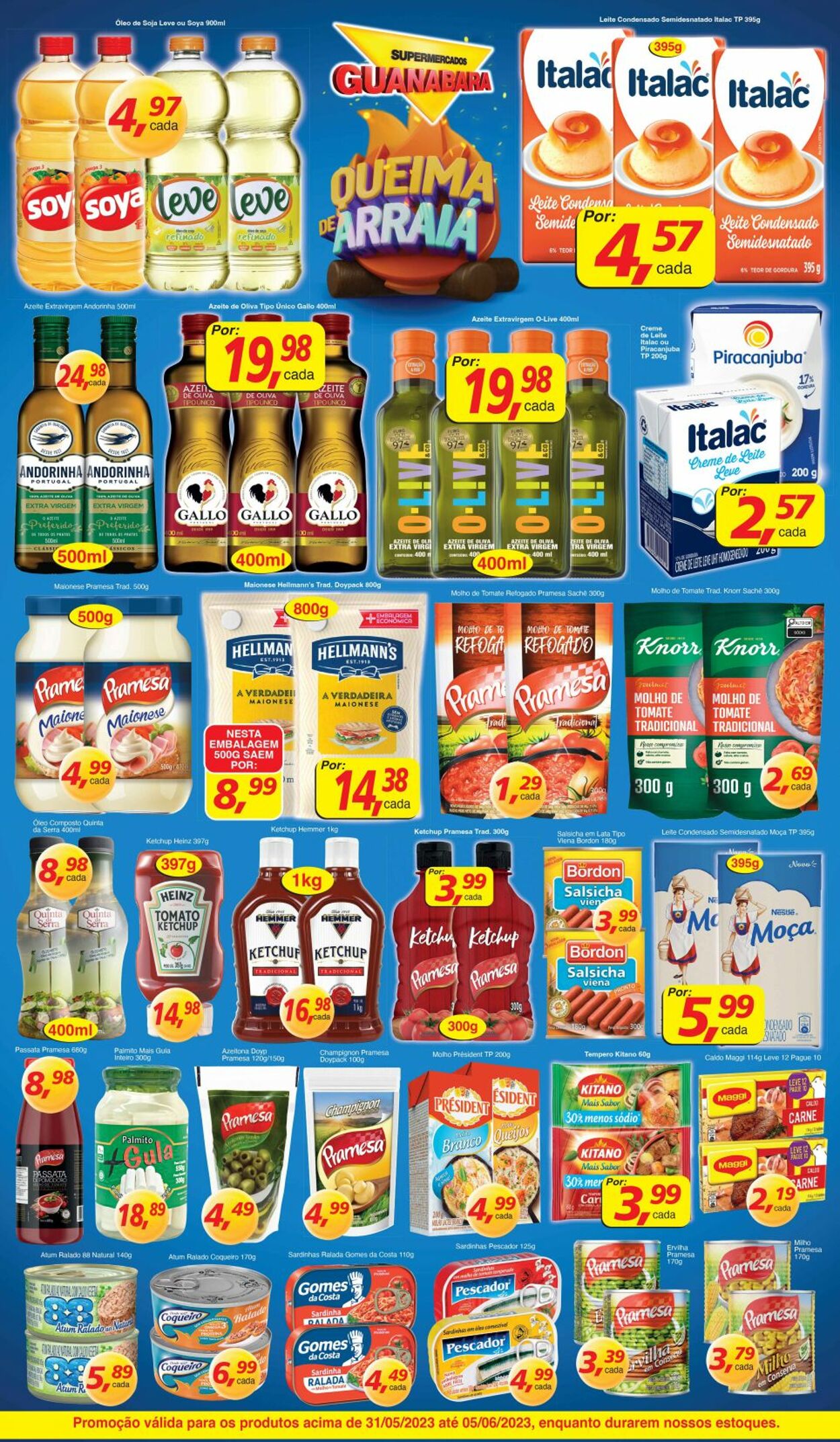 Folheto Supermercados Guanabara 31.05.2023 - 05.06.2023