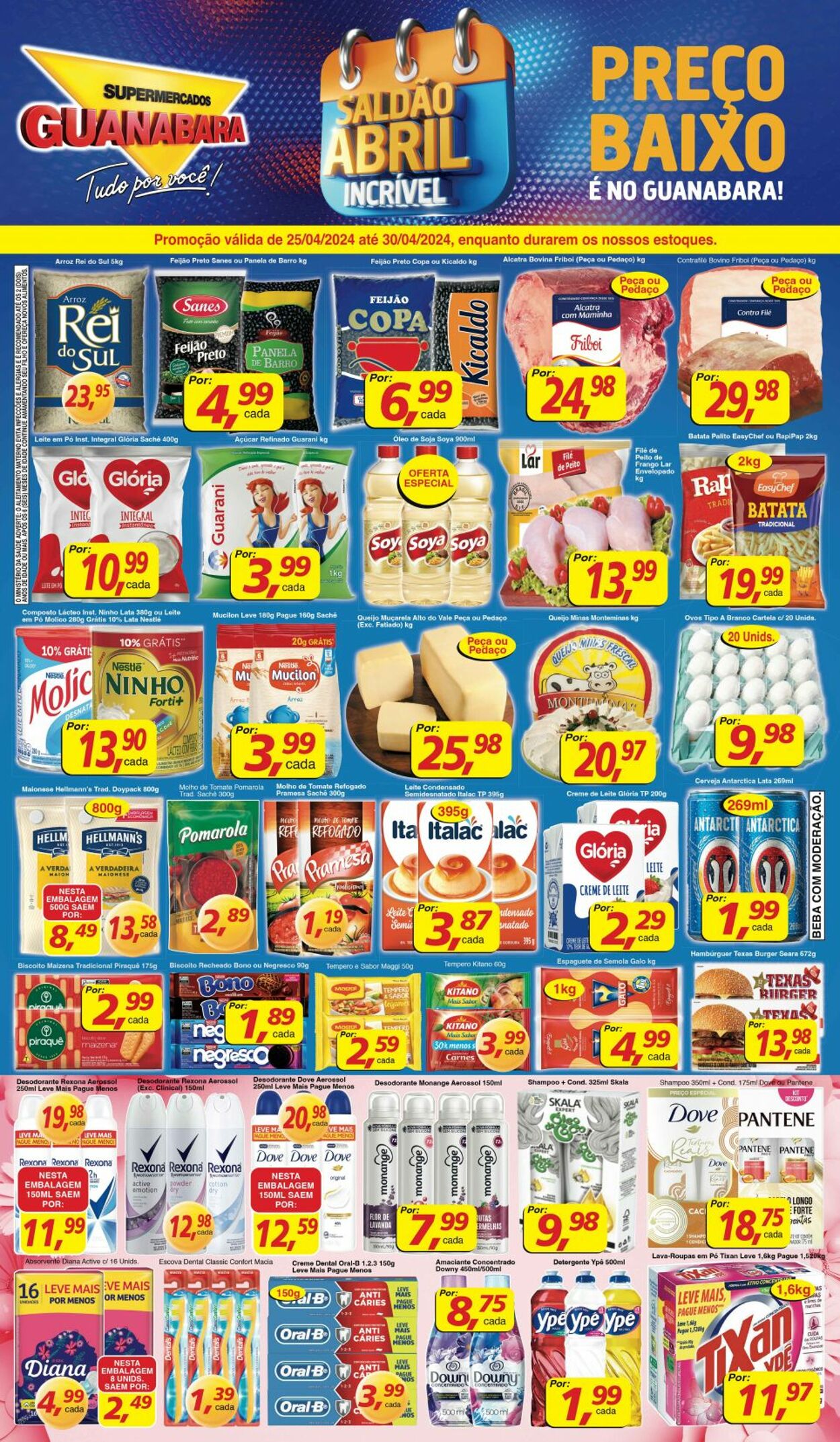 Folheto Supermercados Guanabara - Encarte — Supermercados Guanabara 25 abr, 2024 - 30 abr, 2024