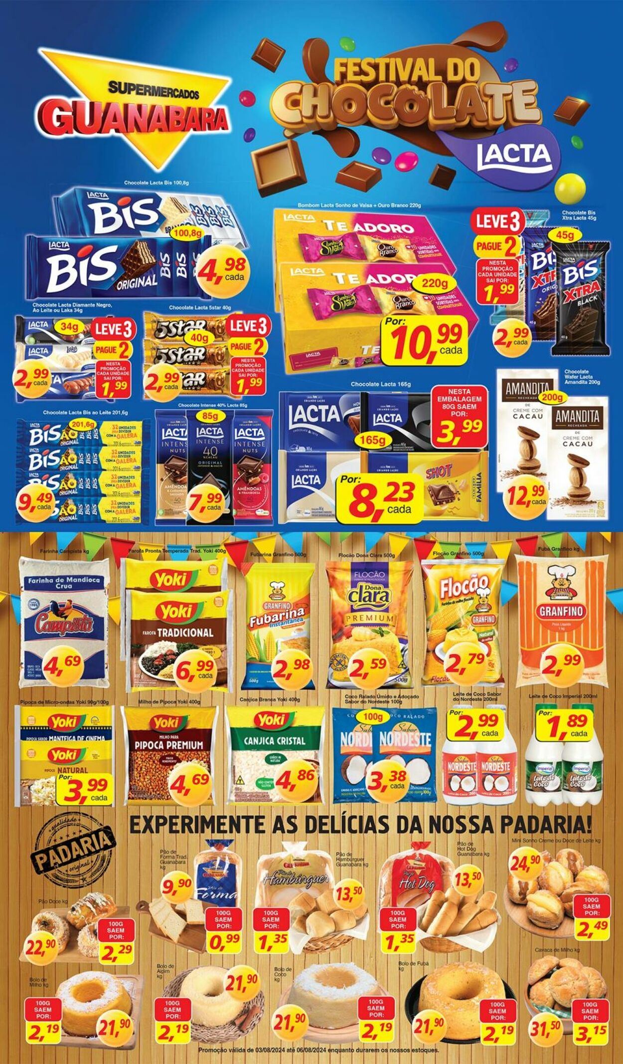 Folheto Supermercados Guanabara 03.08.2024 - 04.08.2024