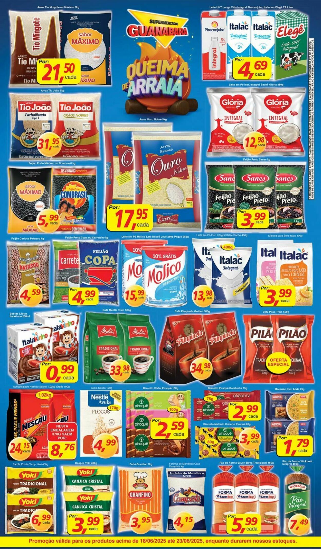 Folheto Supermercados Guanabara 18.06.2025 - 19.06.2025