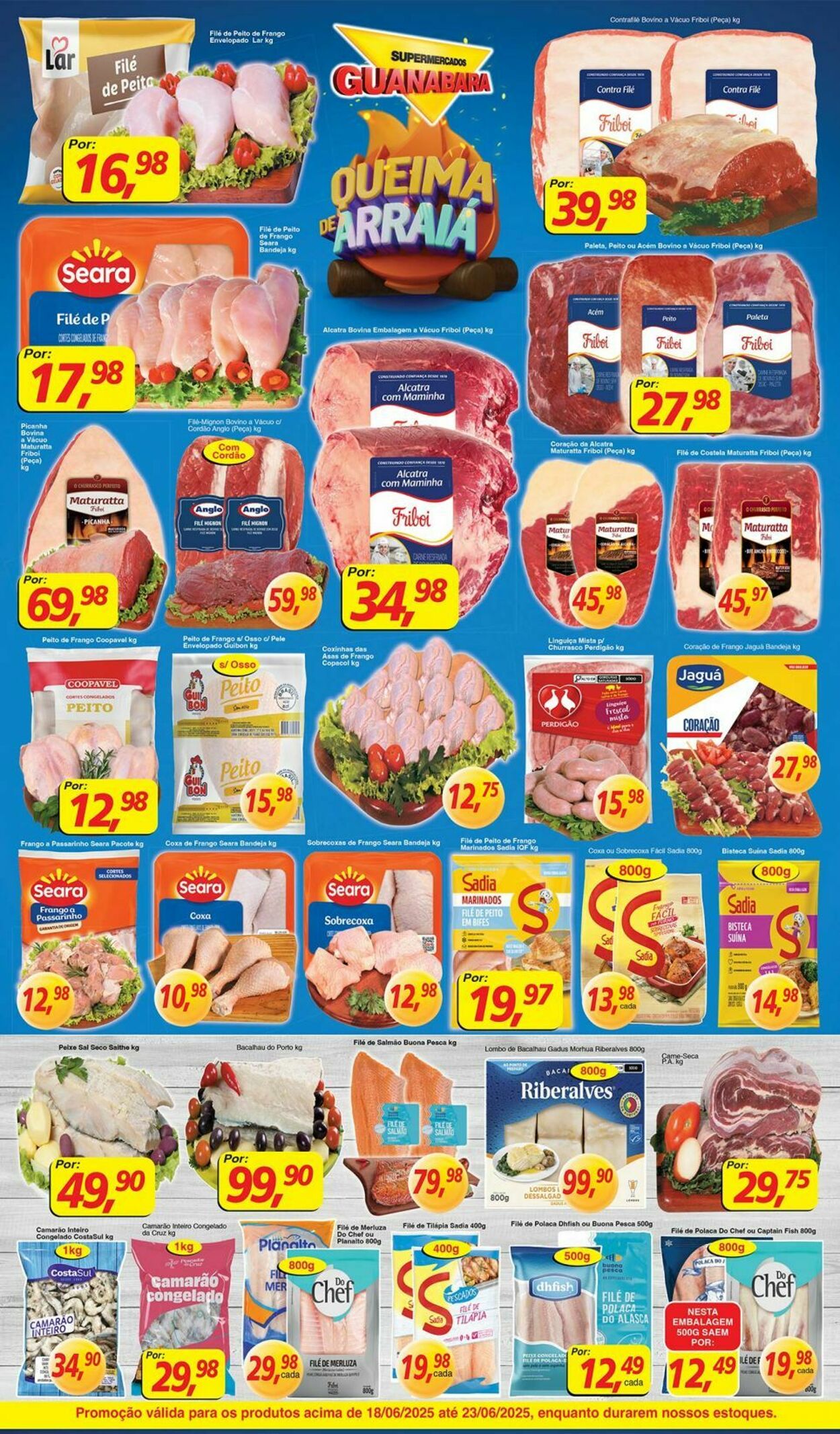 Folheto Supermercados Guanabara 18.06.2025 - 19.06.2025
