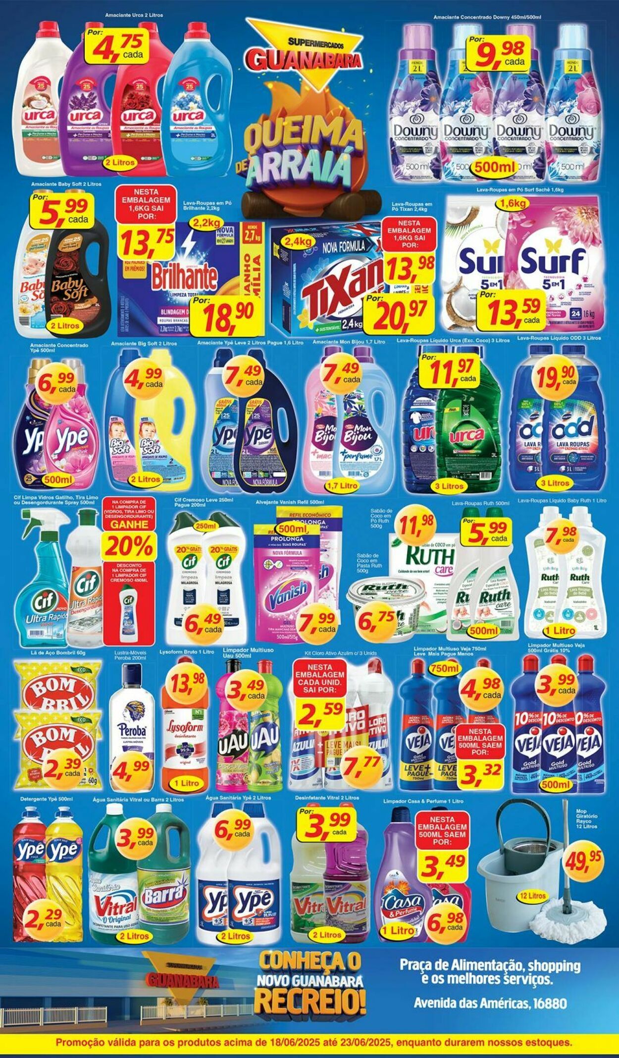 Folheto Supermercados Guanabara 18.06.2025 - 19.06.2025