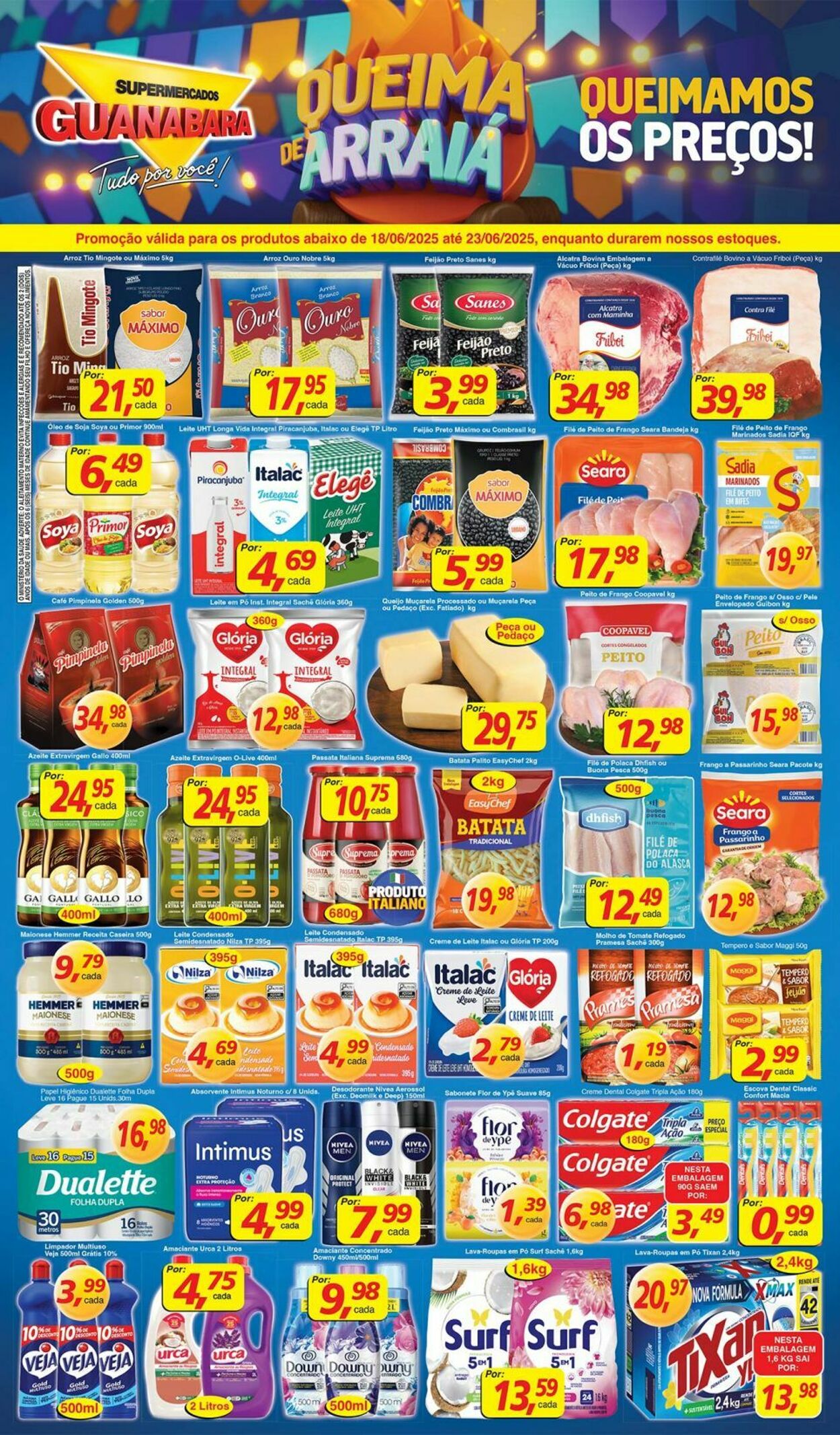 Folheto Supermercados Guanabara 18.06.2025 - 19.06.2025