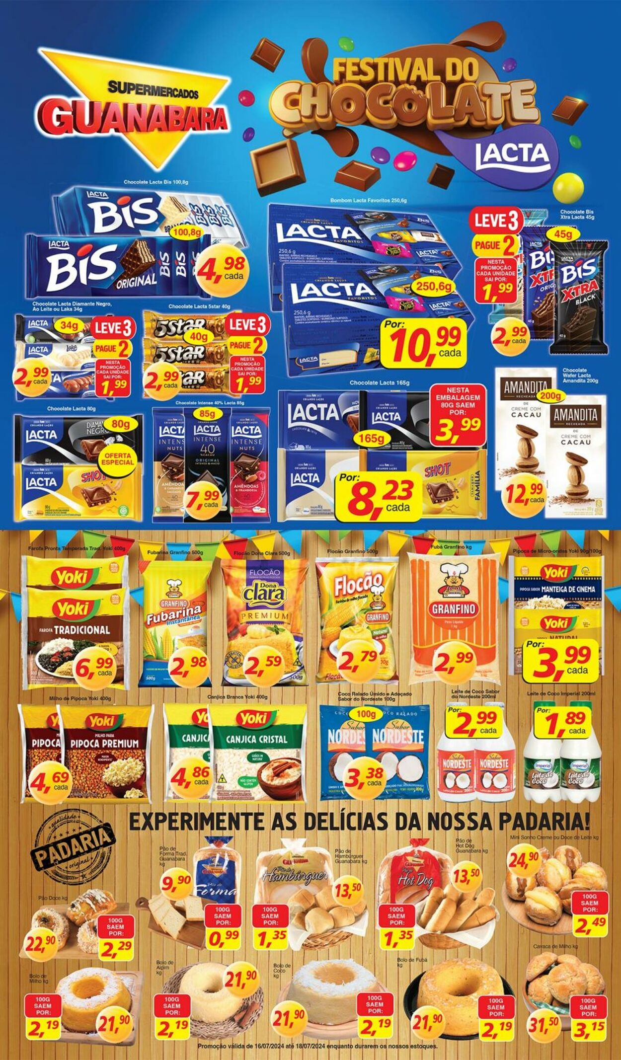 Folheto Supermercados Guanabara 16.07.2024 - 17.07.2024