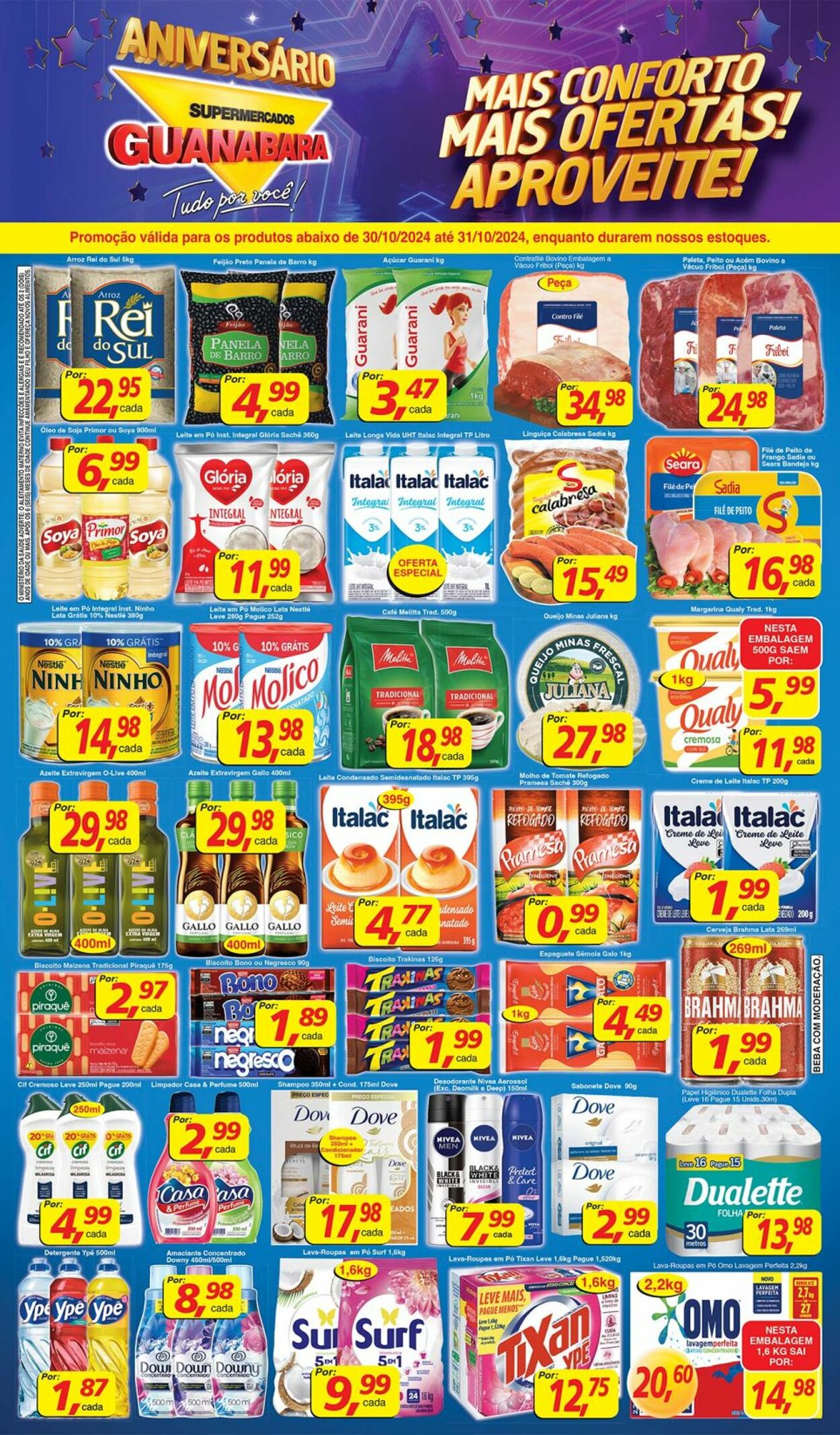 Folheto Supermercados Guanabara 30.10.2024 - 31.10.2024