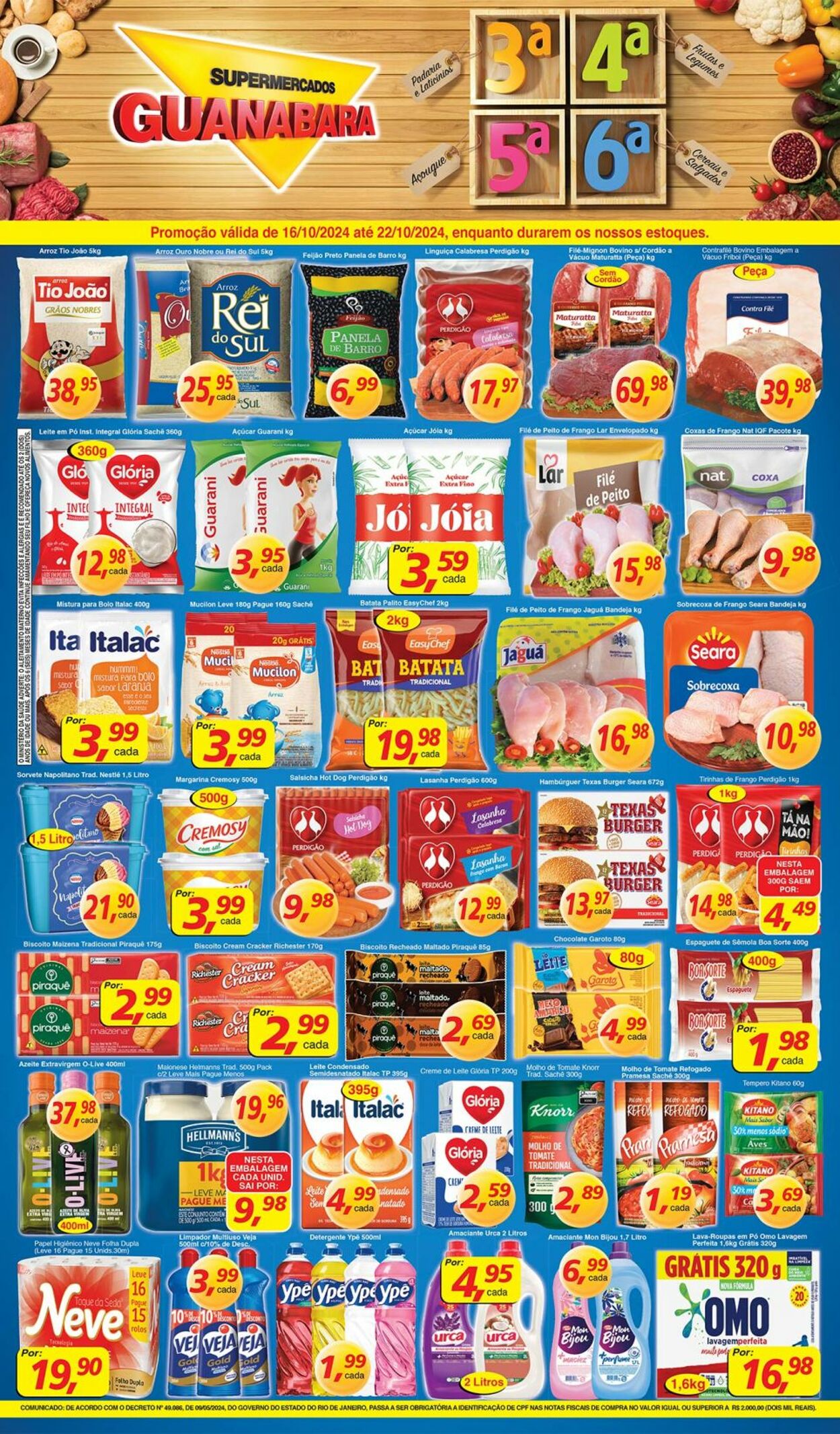 Folheto Supermercados Guanabara 16.10.2024 - 17.10.2024