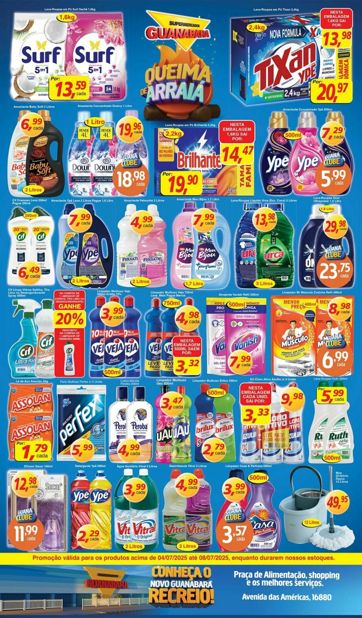 Folheto Supermercados Guanabara 04.07.2025 - 05.07.2025