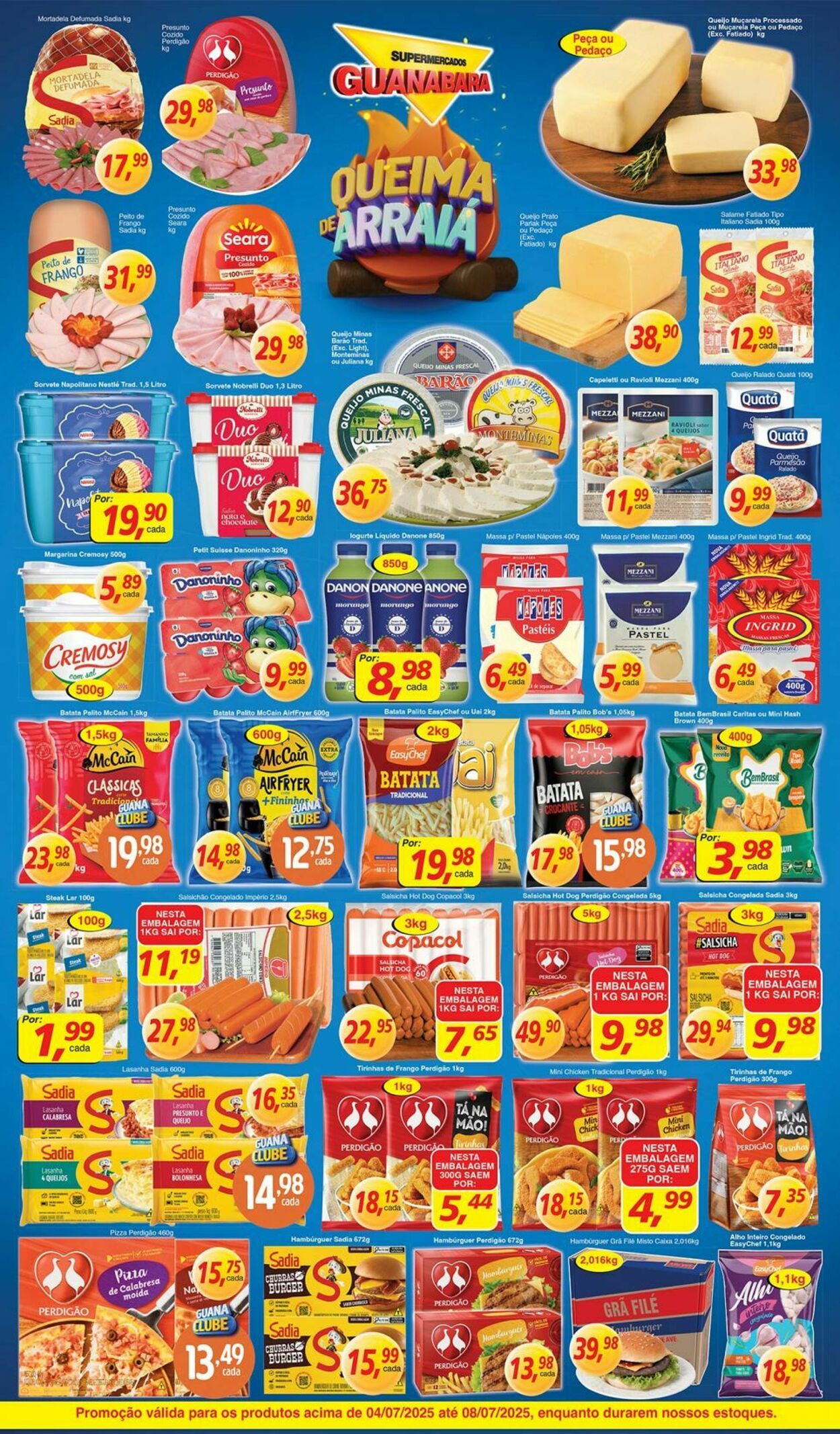 Folheto Supermercados Guanabara 04.07.2025 - 05.07.2025