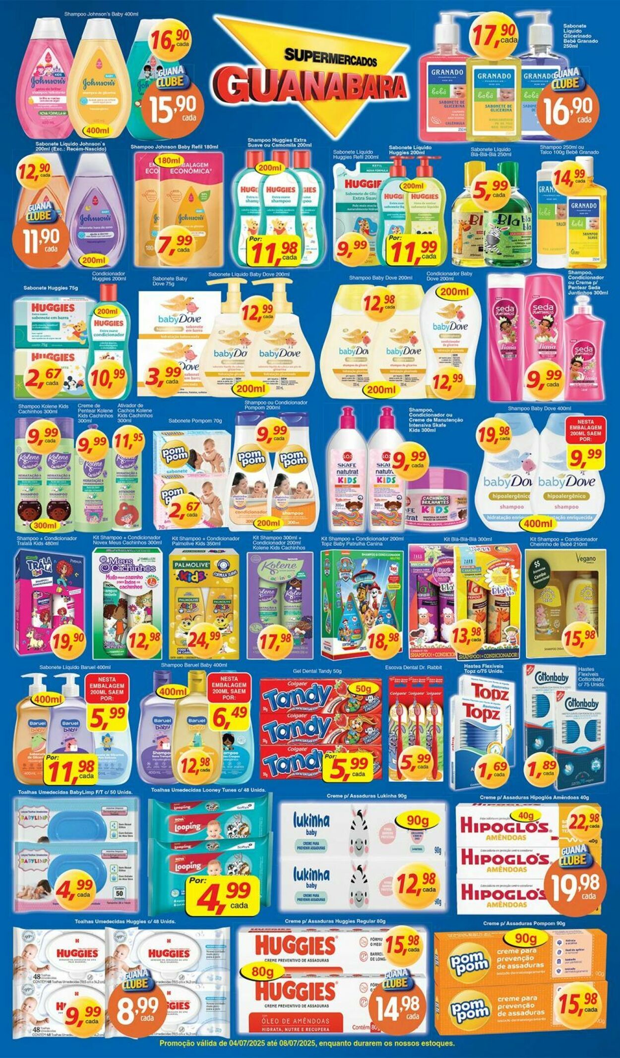 Folheto Supermercados Guanabara 04.07.2025 - 05.07.2025