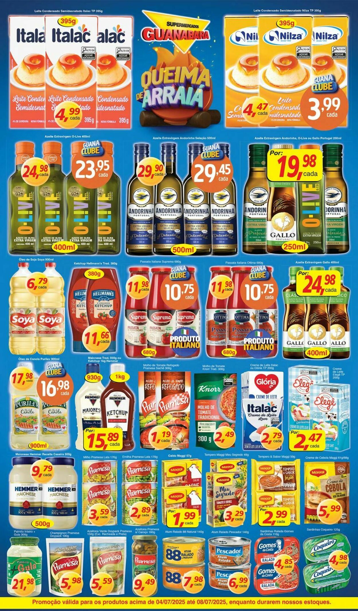 Folheto Supermercados Guanabara 04.07.2025 - 05.07.2025