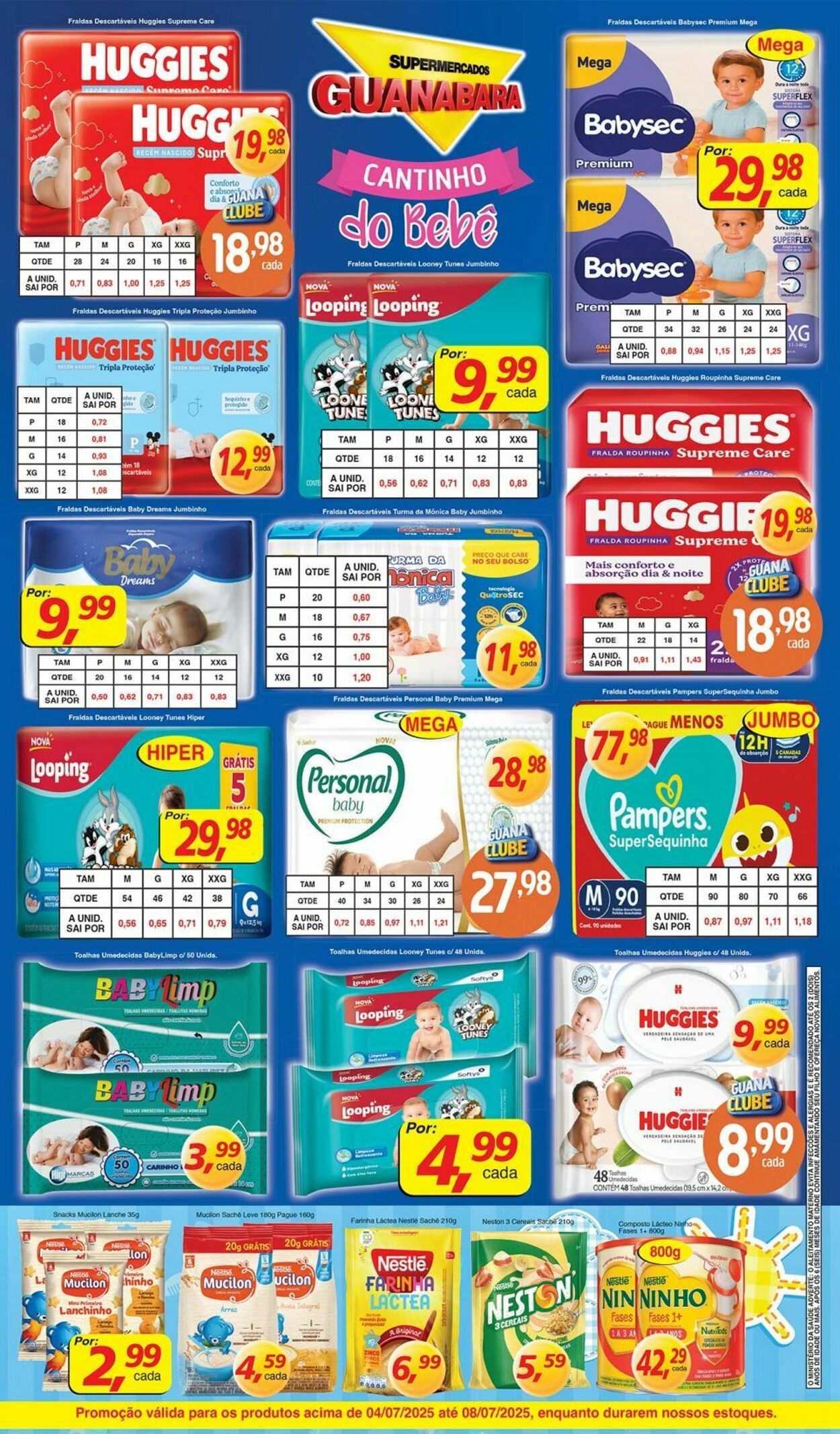 Folheto Supermercados Guanabara 04.07.2025 - 05.07.2025