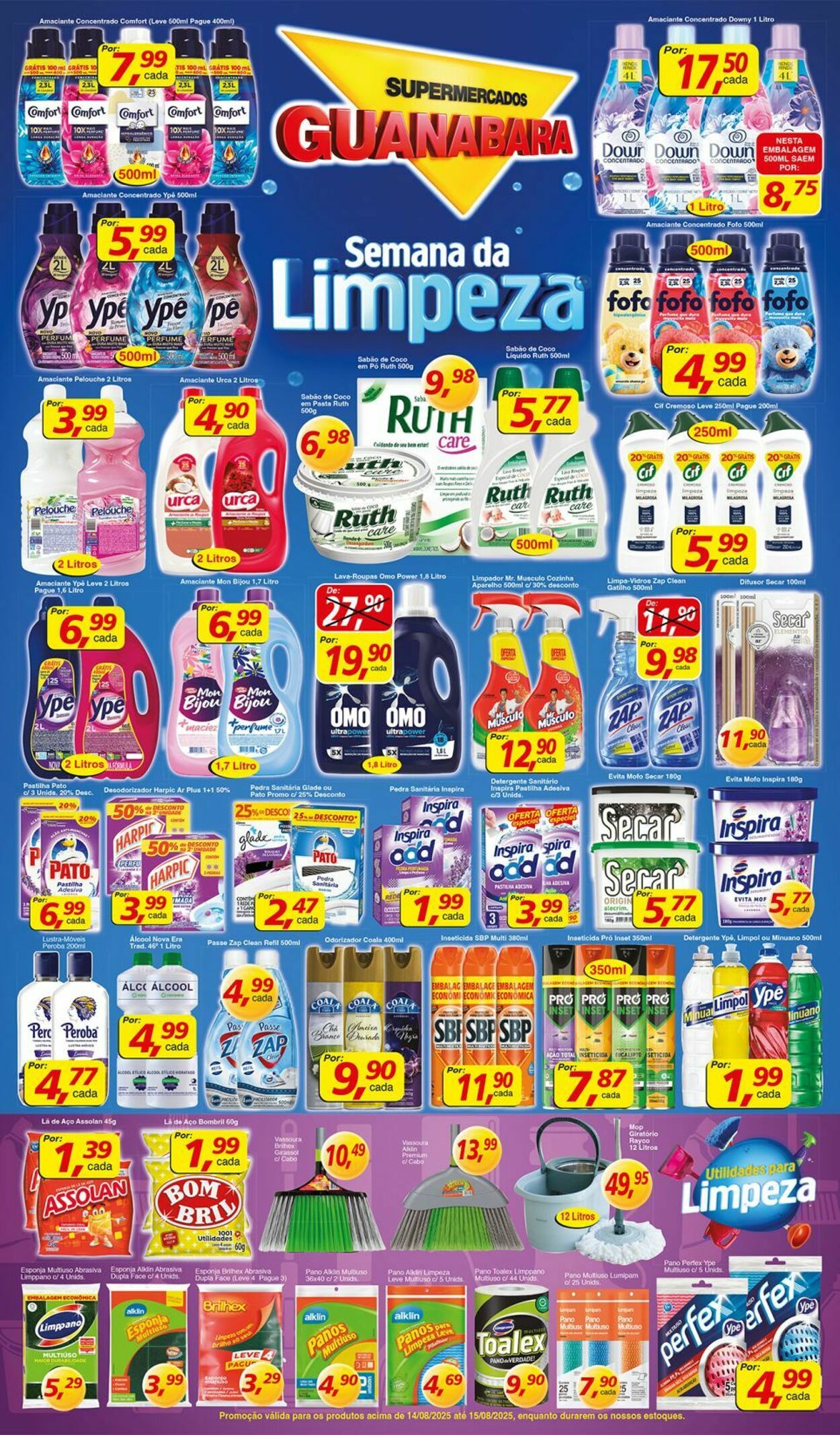 Folheto Supermercados Guanabara 14.08.2025 - 15.08.2025