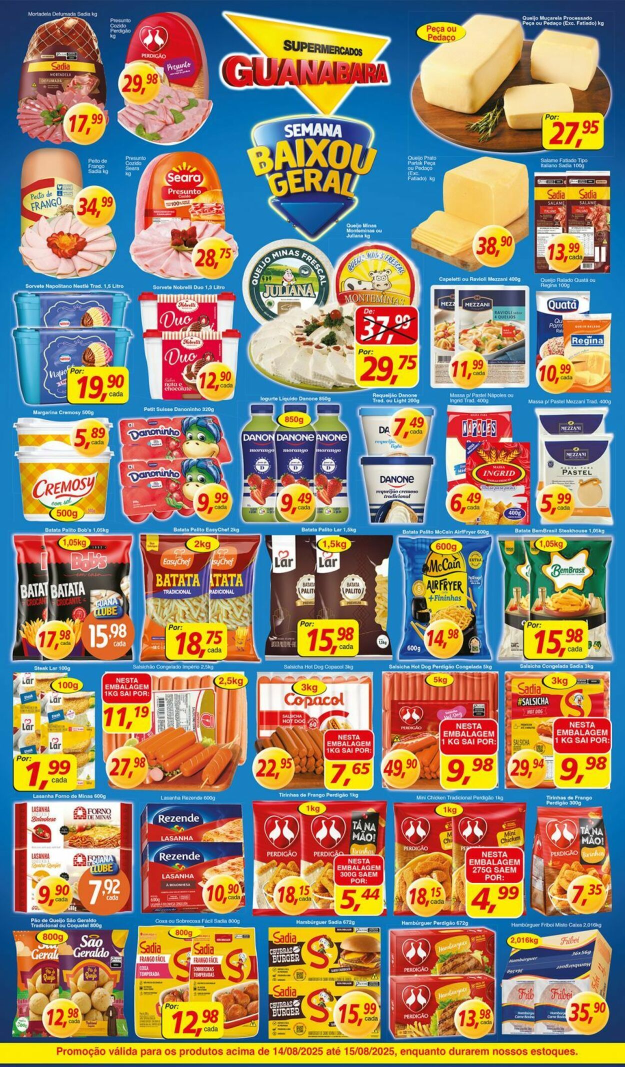 Folheto Supermercados Guanabara 14.08.2025 - 15.08.2025
