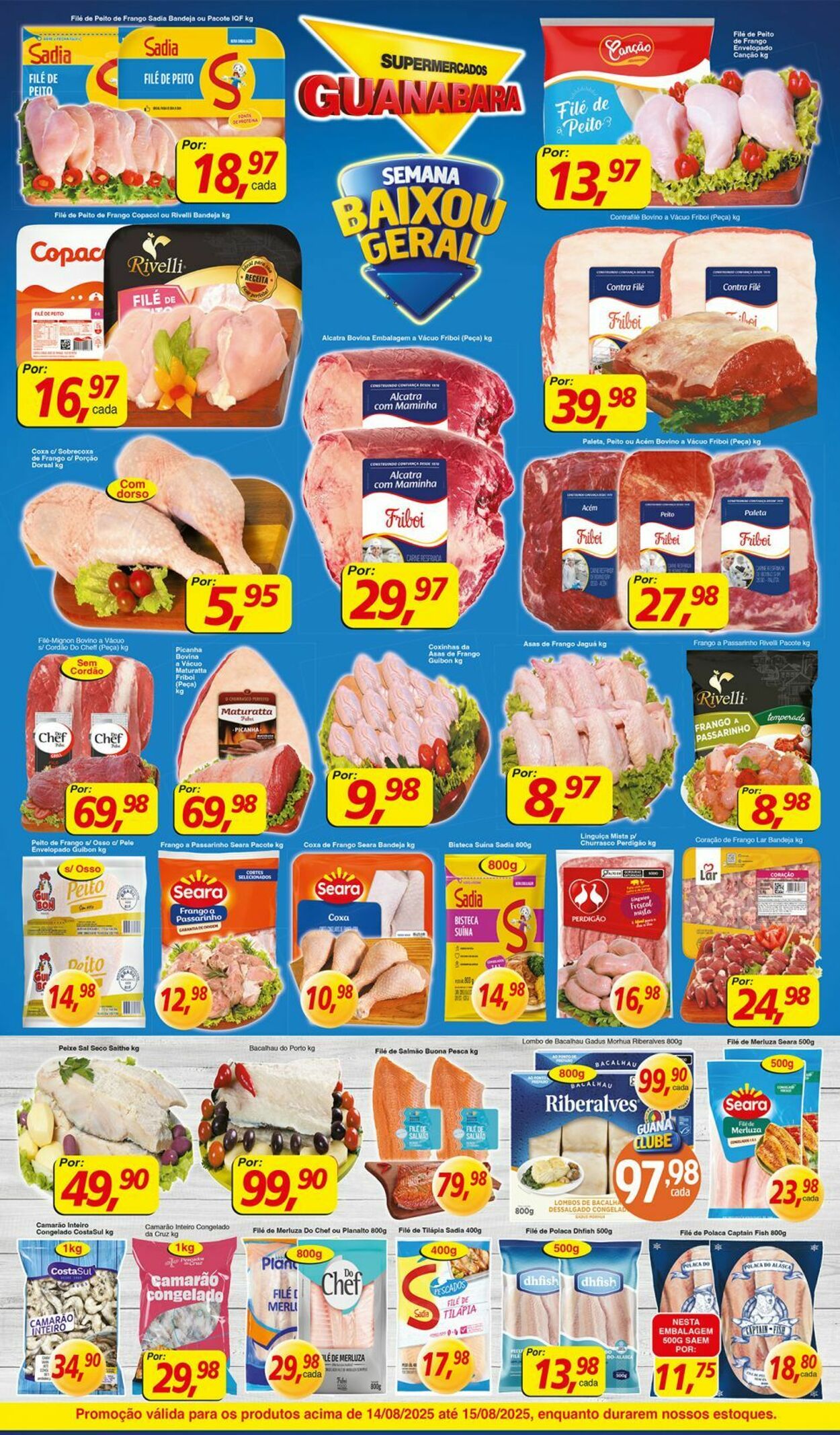 Folheto Supermercados Guanabara 14.08.2025 - 15.08.2025