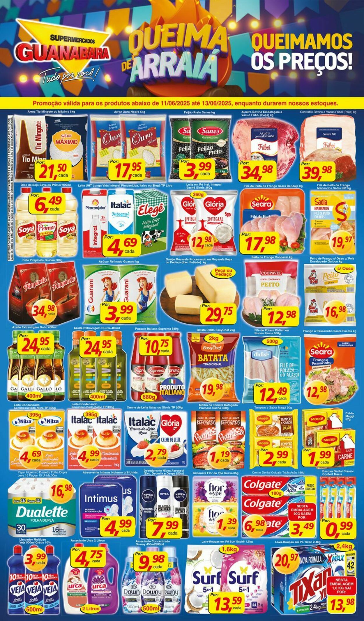 Folheto Supermercados Guanabara 11.06.2025 - 12.06.2025
