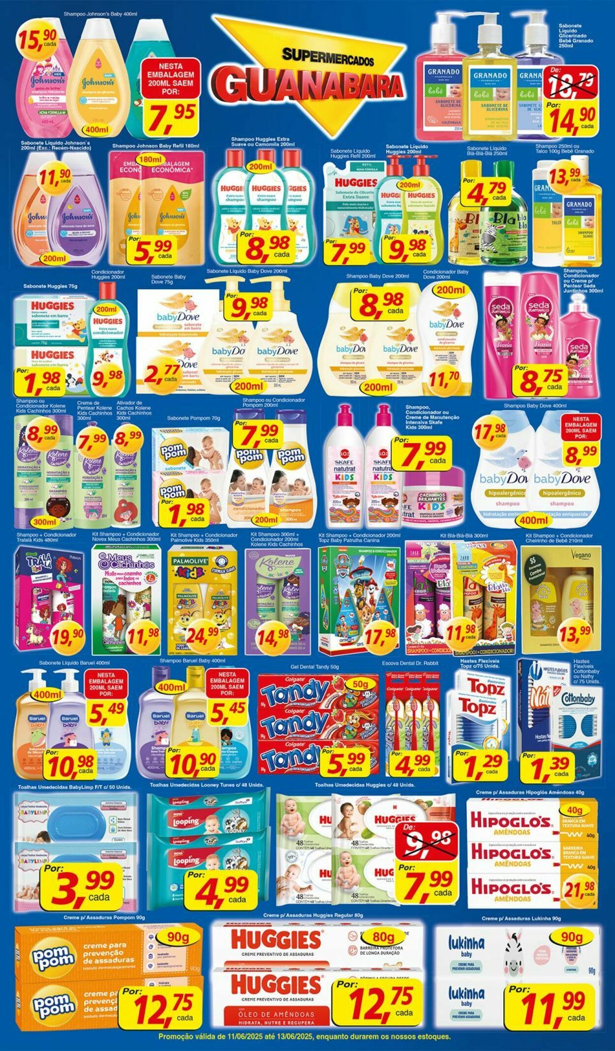 Folheto Supermercados Guanabara 11.06.2025 - 12.06.2025