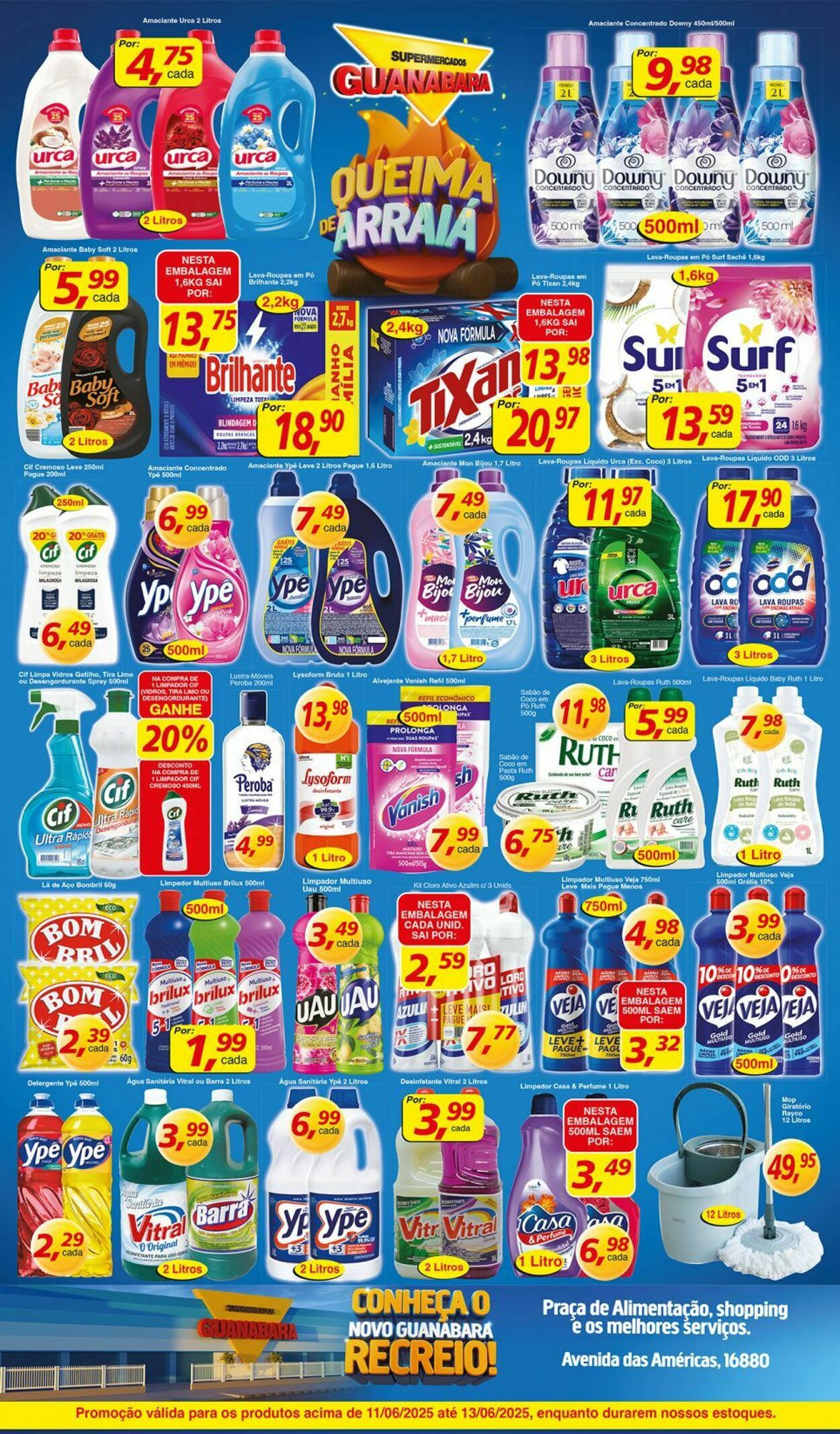 Folheto Supermercados Guanabara 11.06.2025 - 12.06.2025