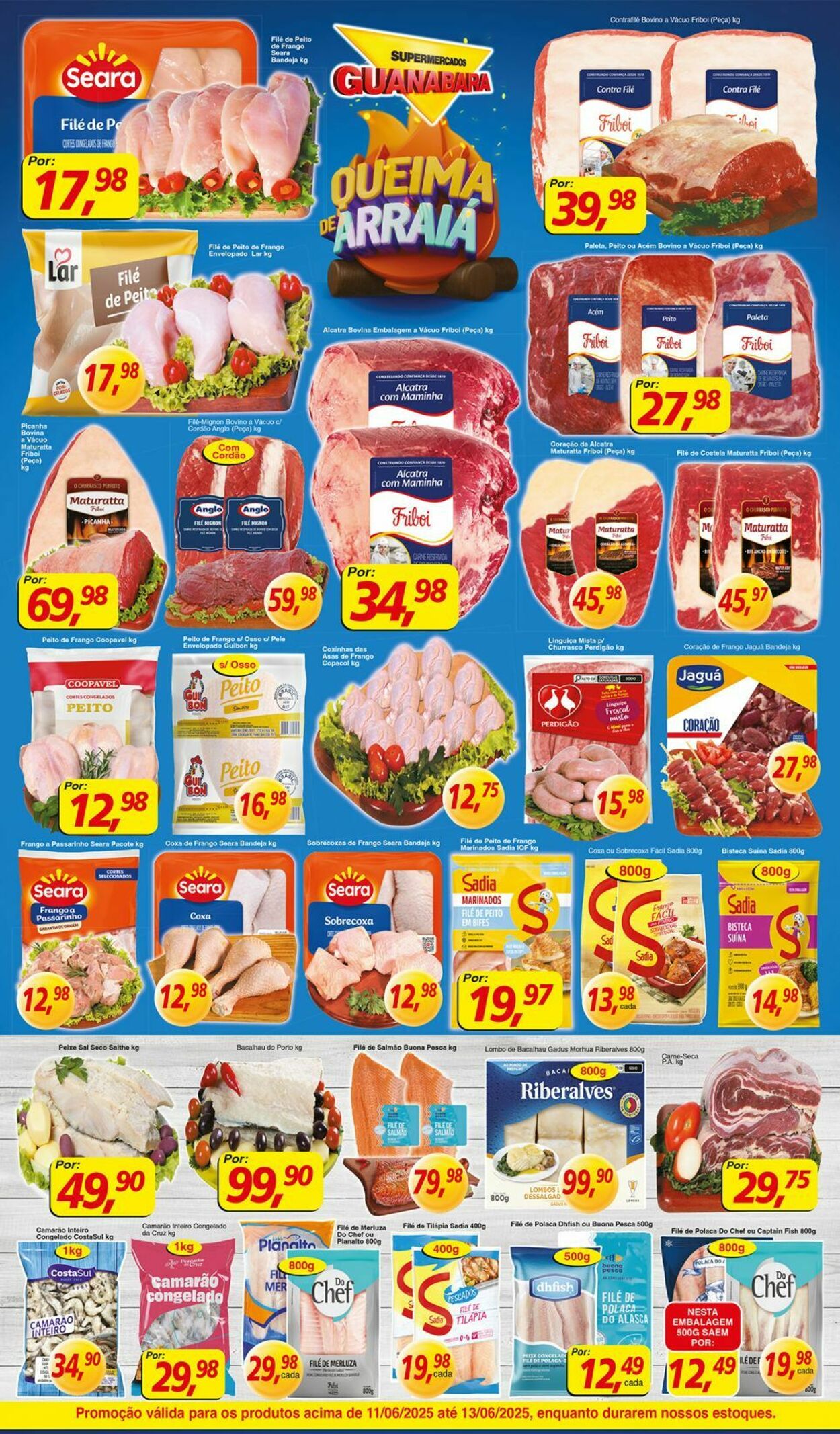 Folheto Supermercados Guanabara 11.06.2025 - 12.06.2025