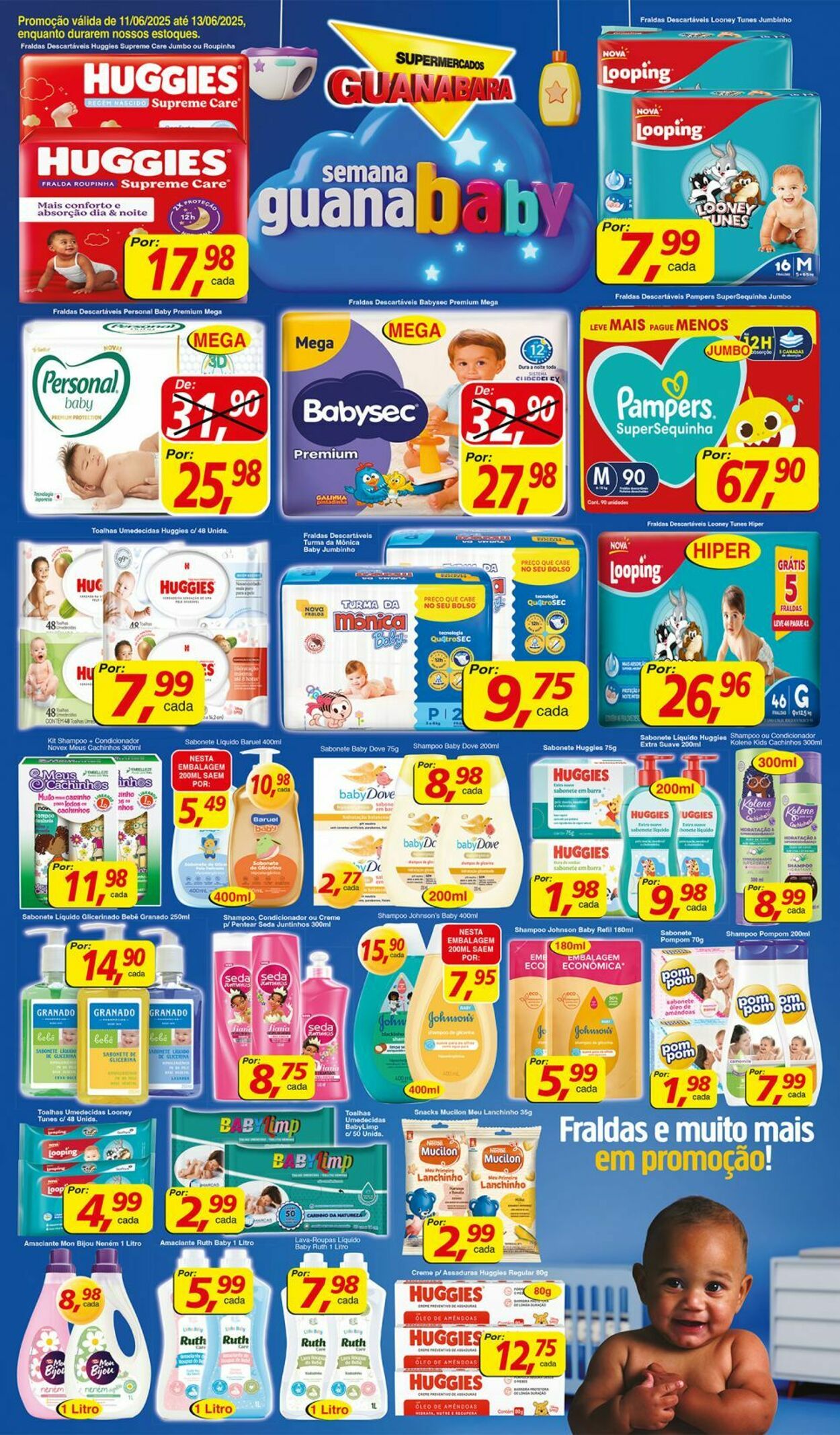 Folheto Supermercados Guanabara 11.06.2025 - 12.06.2025