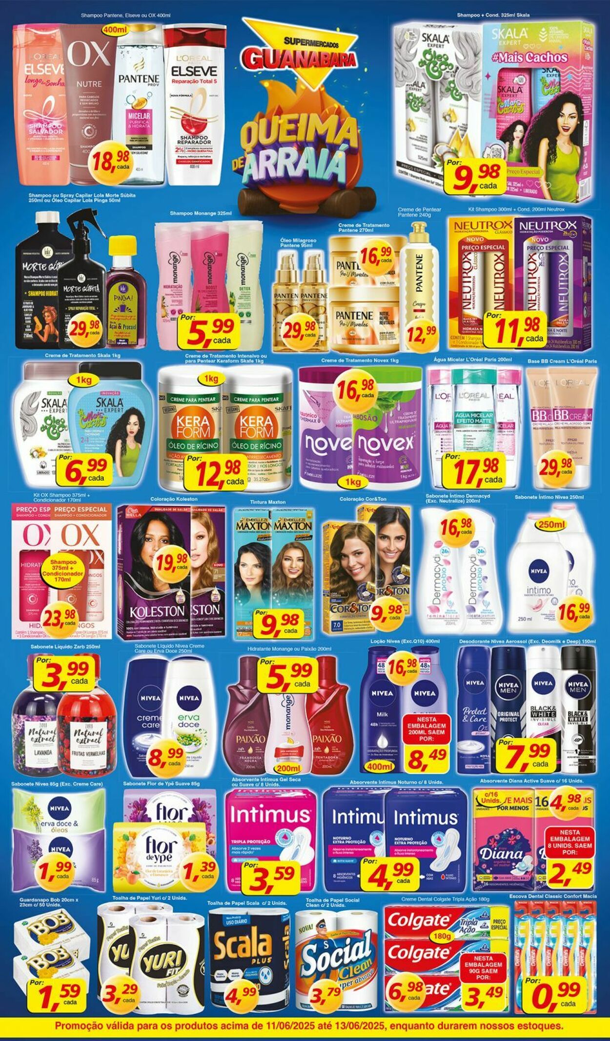 Folheto Supermercados Guanabara 11.06.2025 - 12.06.2025
