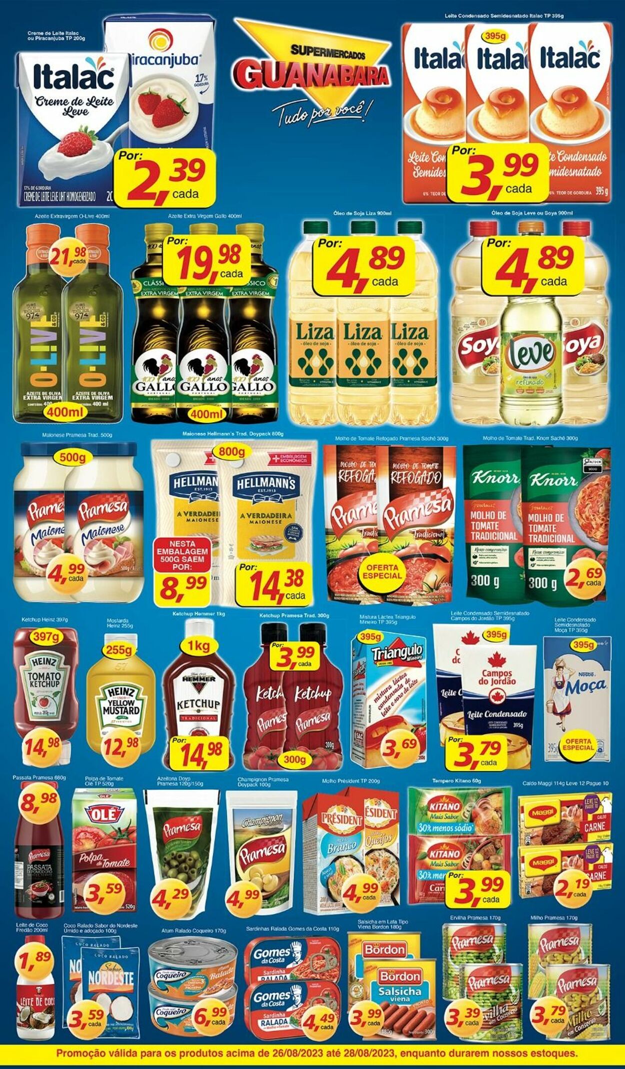 Folheto Supermercados Guanabara 26.08.2023 - 28.08.2023