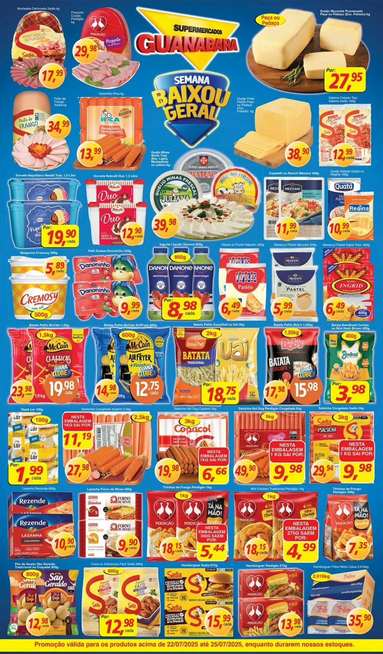 Folheto Supermercados Guanabara 22.07.2025 - 23.07.2025