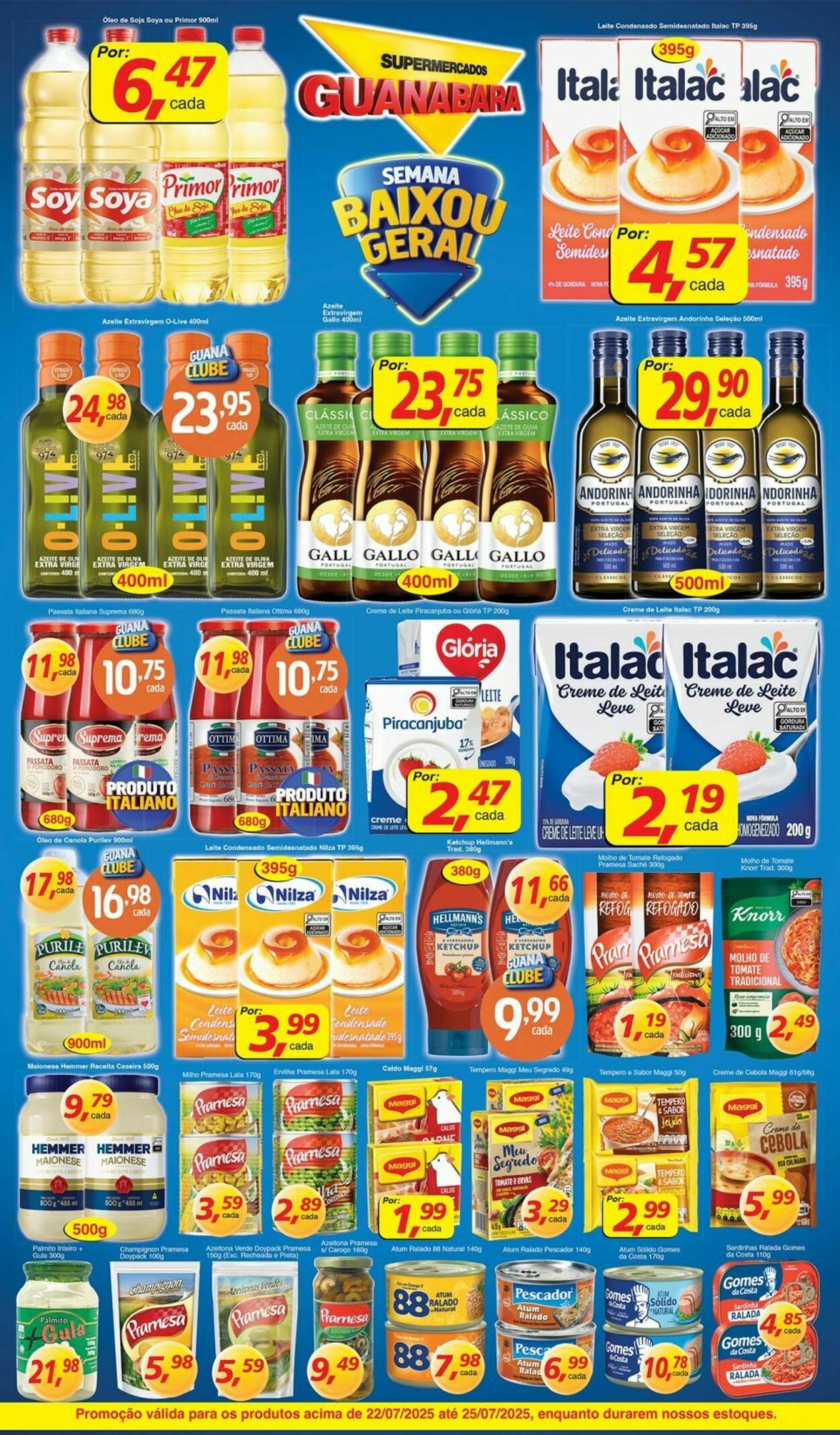 Folheto Supermercados Guanabara 22.07.2025 - 23.07.2025