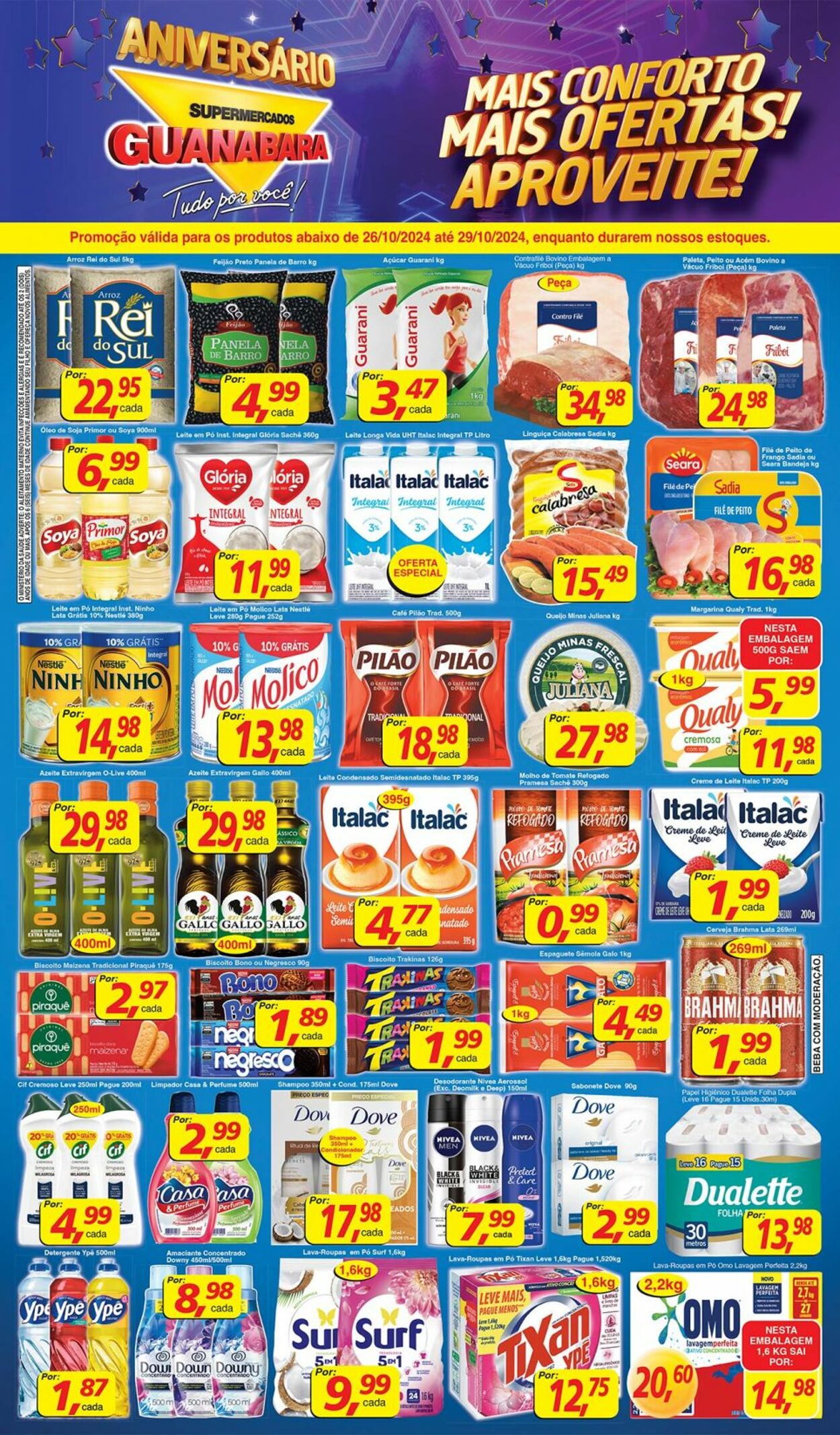 Folheto Supermercados Guanabara 26.10.2024 - 27.10.2024