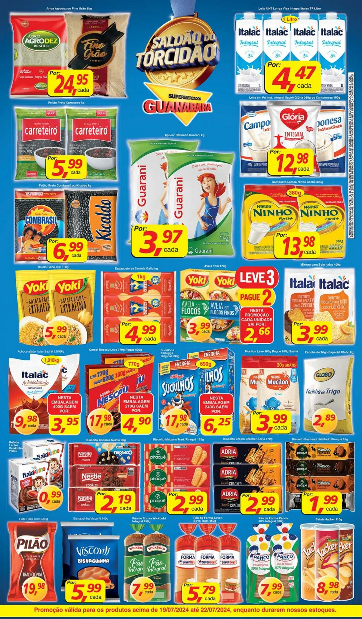 Folheto Supermercados Guanabara 19.07.2024 - 20.07.2024