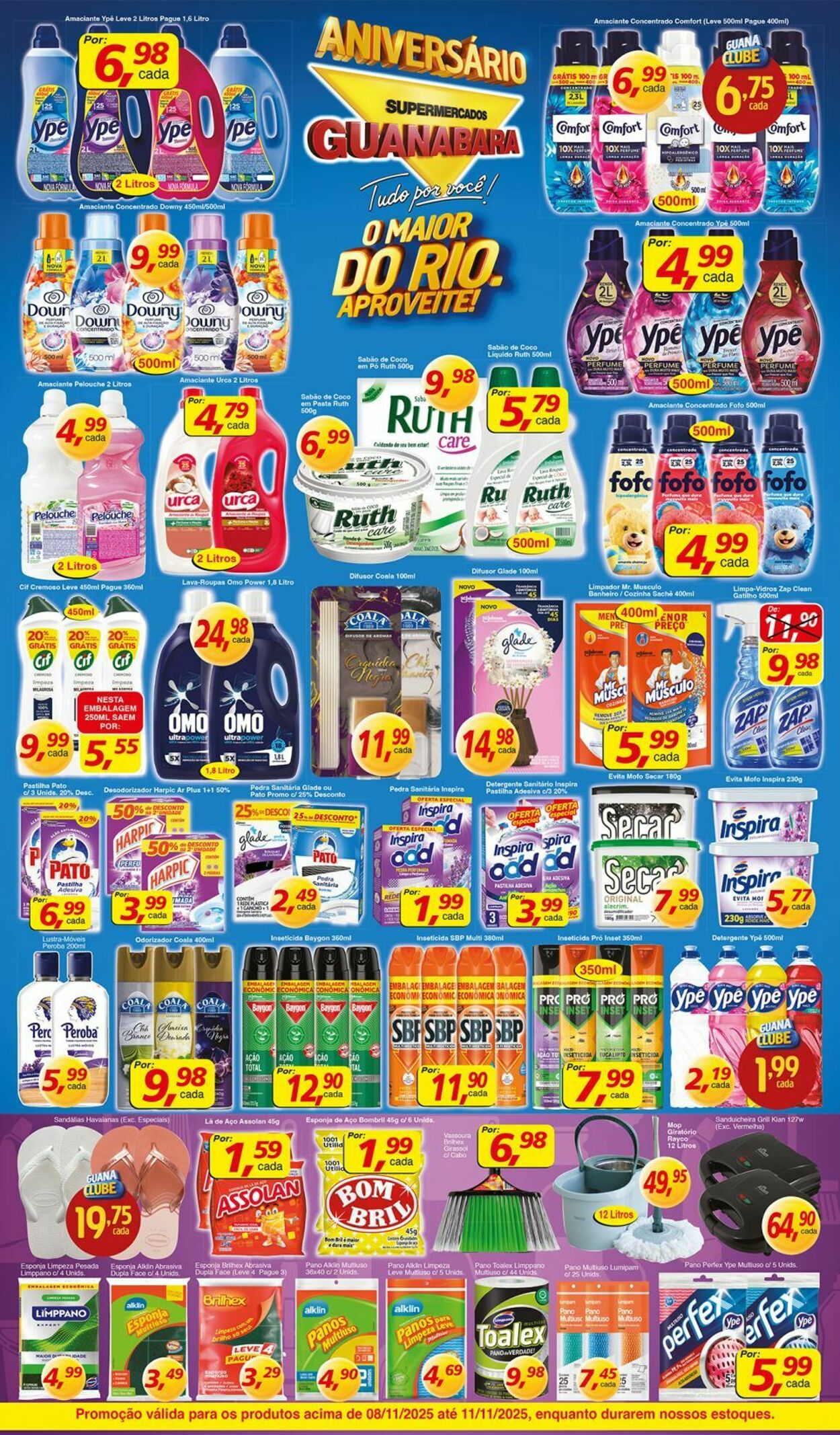 Folheto Supermercados Guanabara 08.11.2025 - 09.11.2025