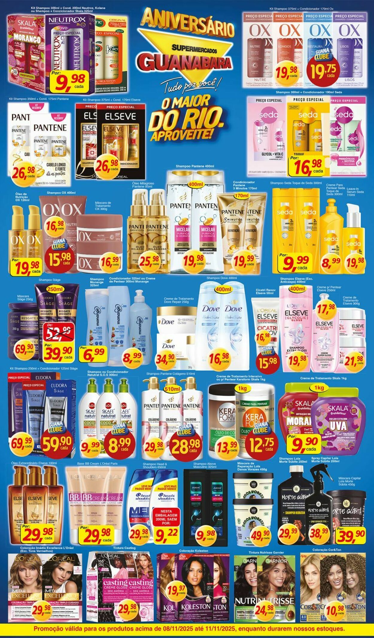 Folheto Supermercados Guanabara 08.11.2025 - 09.11.2025
