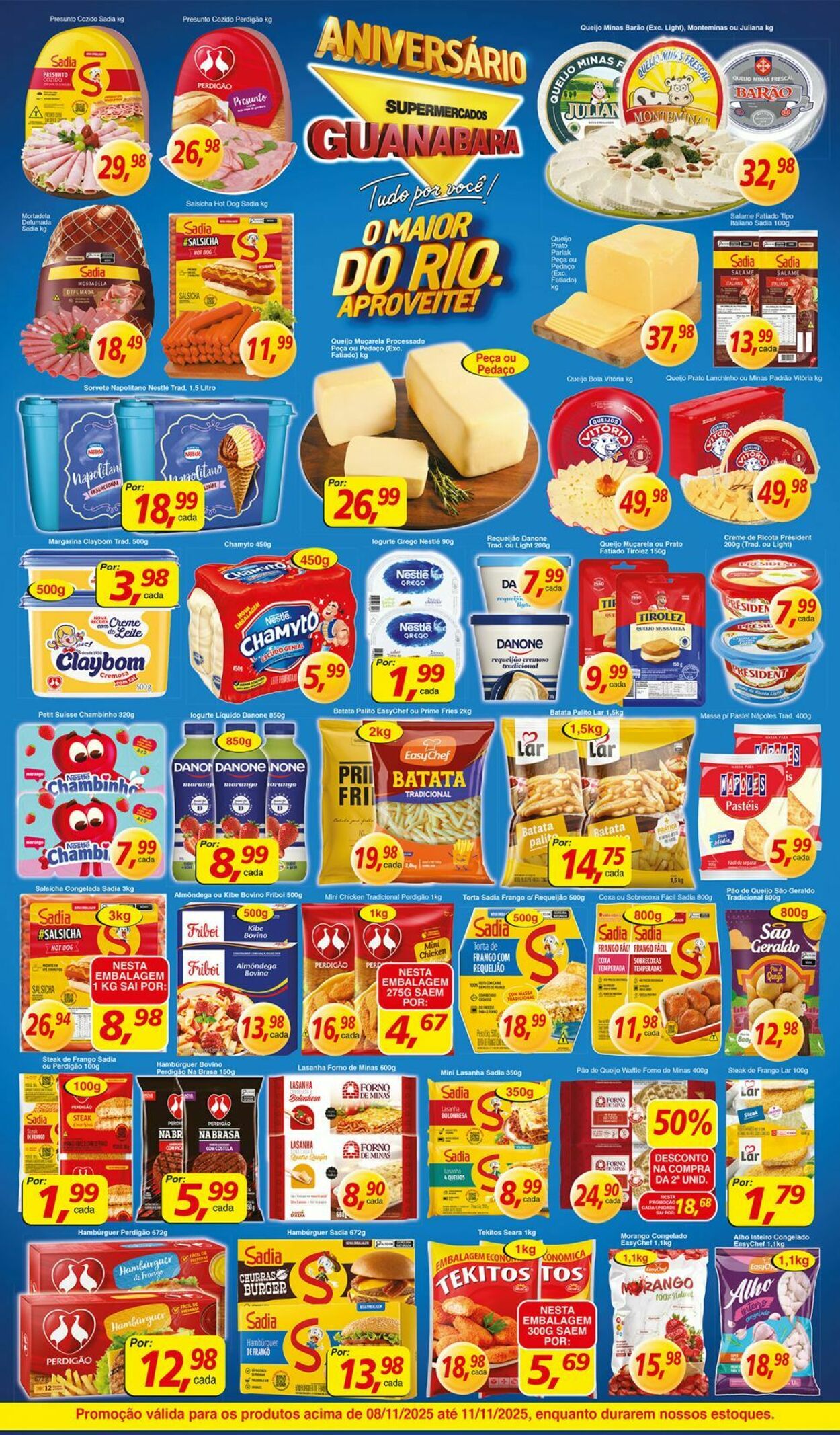 Folheto Supermercados Guanabara 08.11.2025 - 09.11.2025