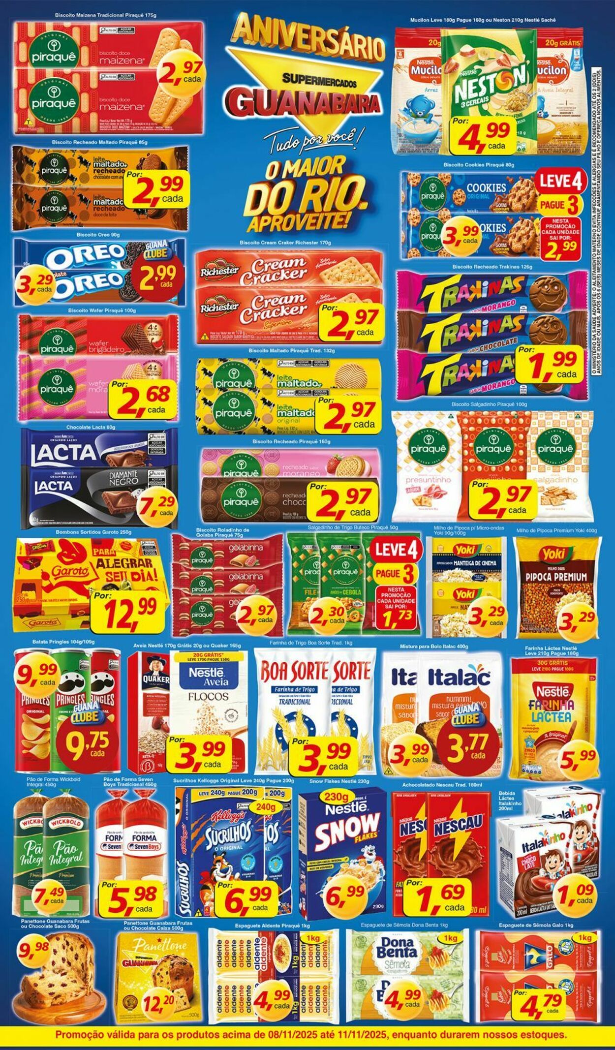 Folheto Supermercados Guanabara 08.11.2025 - 09.11.2025