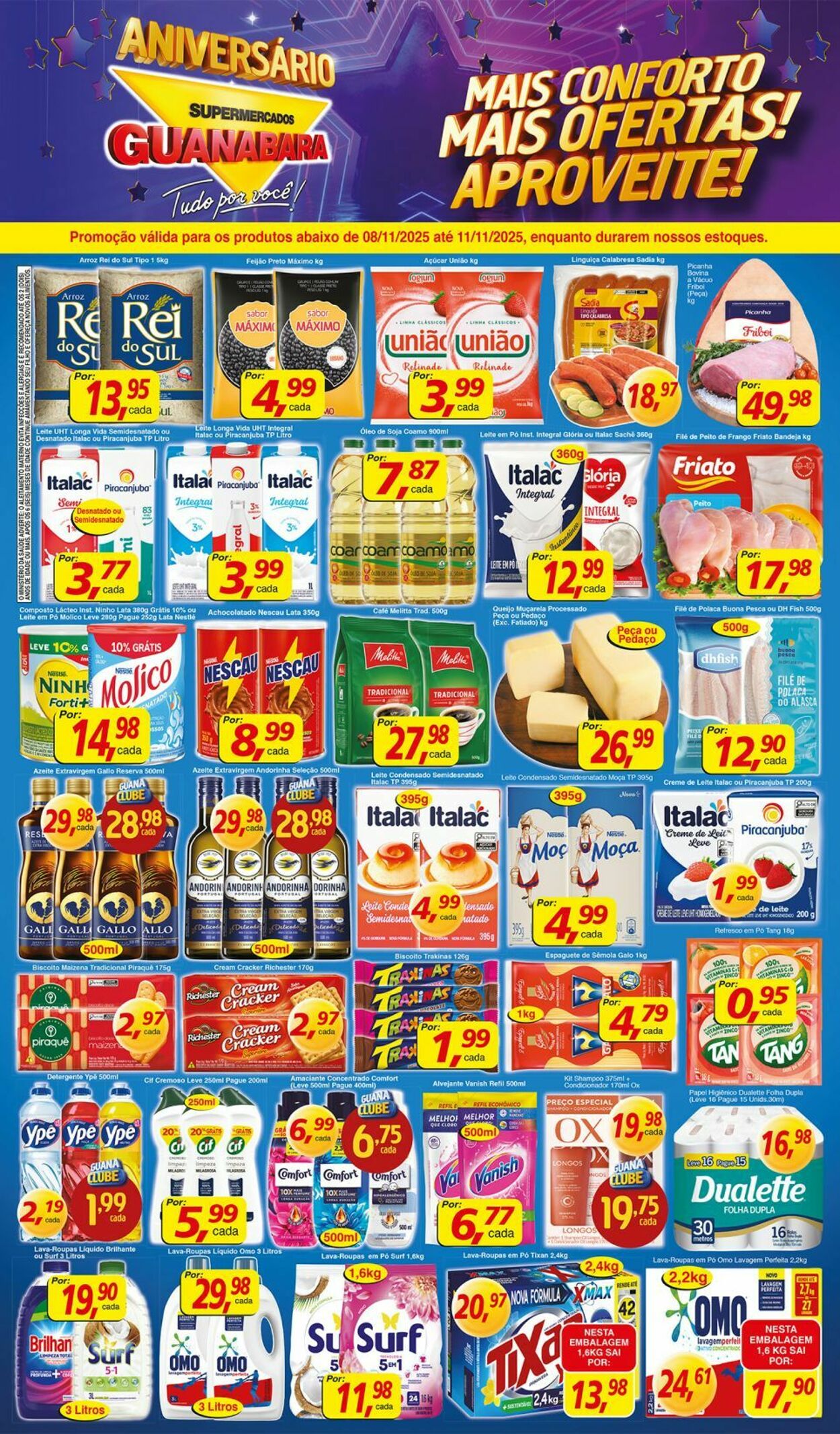 Folheto Supermercados Guanabara 08.11.2025 - 09.11.2025