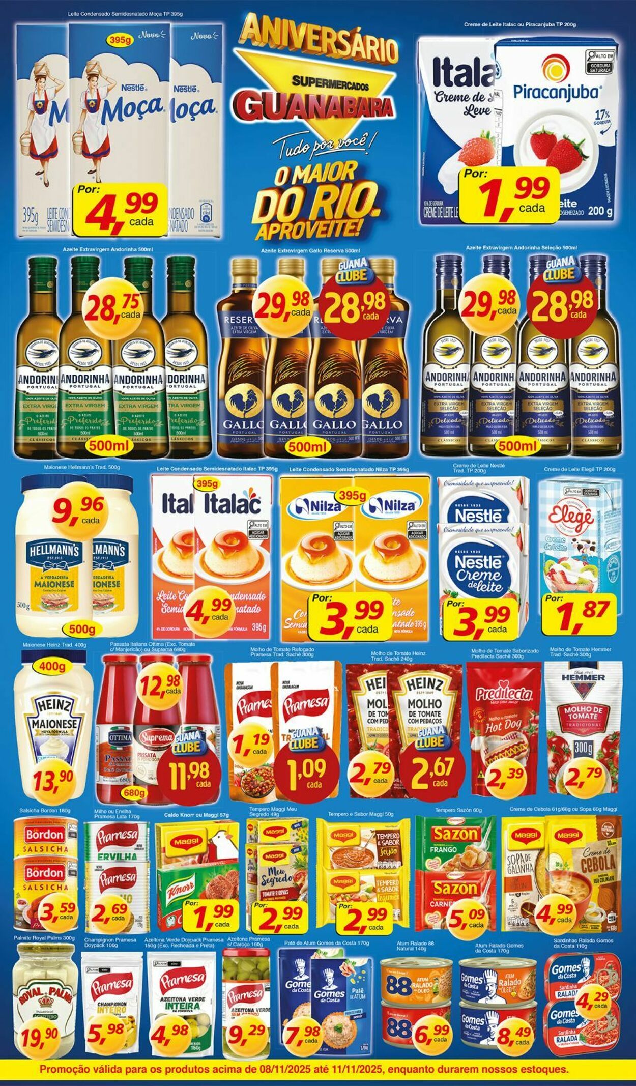 Folheto Supermercados Guanabara 08.11.2025 - 09.11.2025
