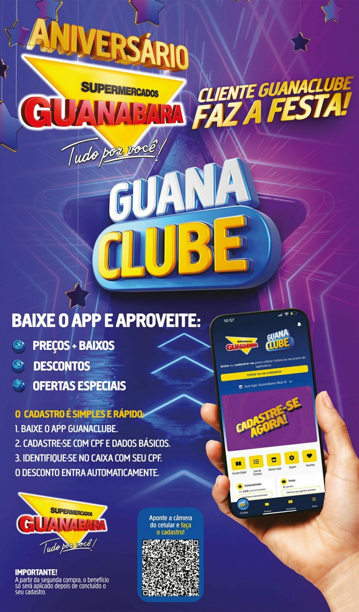 Folheto Supermercados Guanabara 08.11.2025 - 09.11.2025