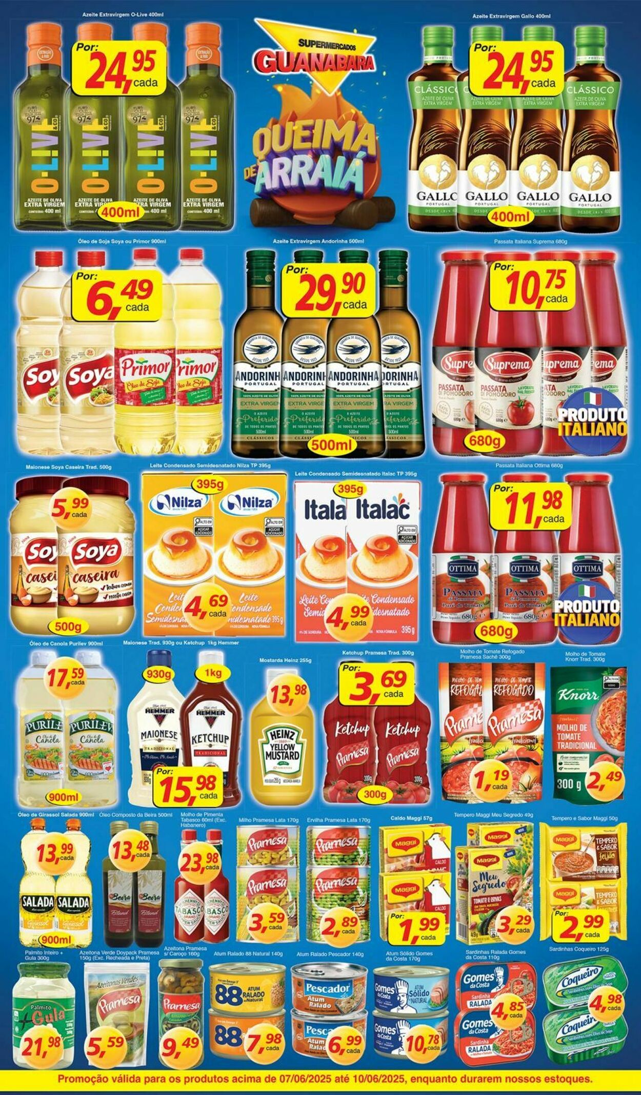 Folheto Supermercados Guanabara 07.06.2025 - 08.06.2025