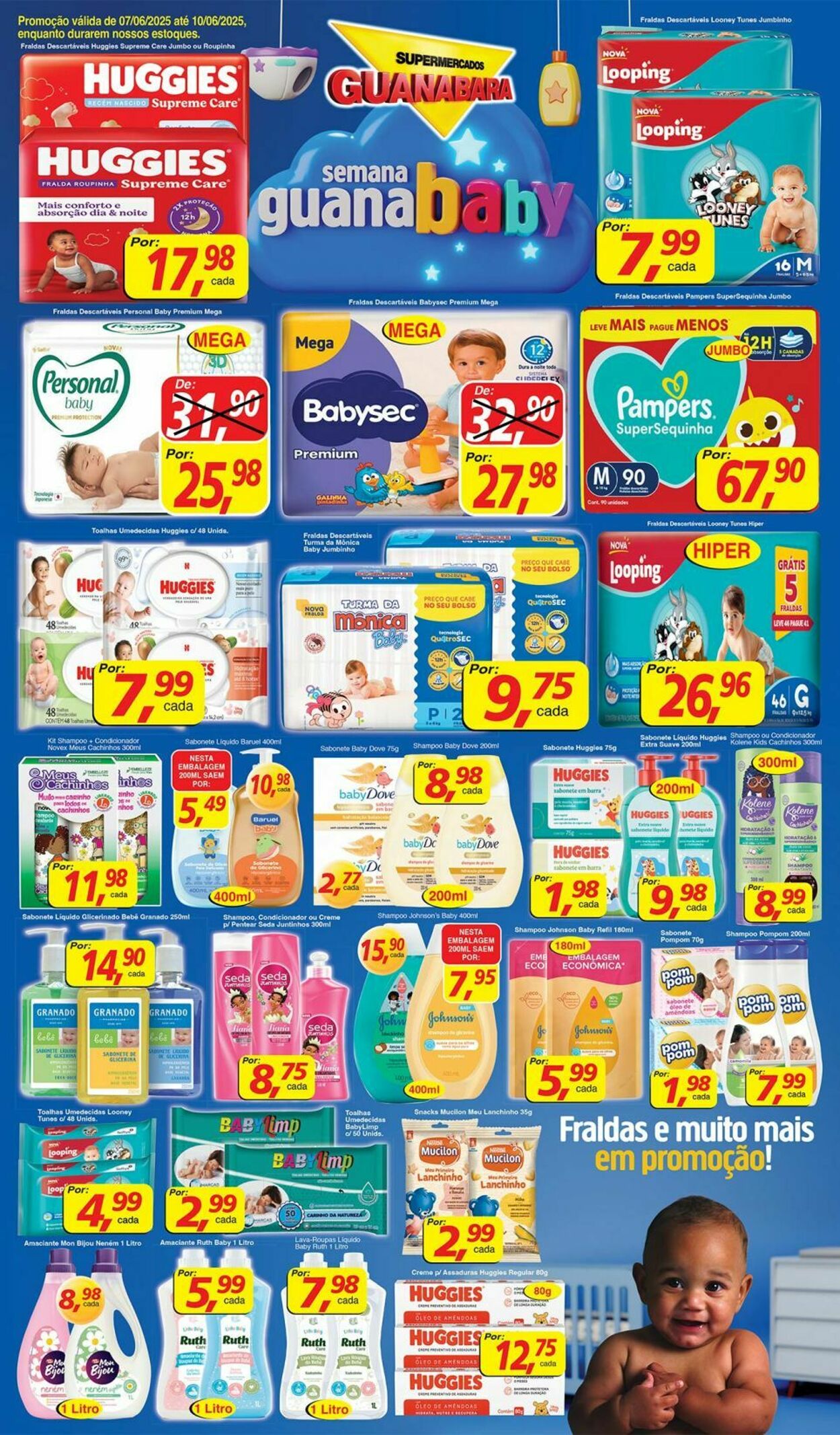 Folheto Supermercados Guanabara 07.06.2025 - 08.06.2025