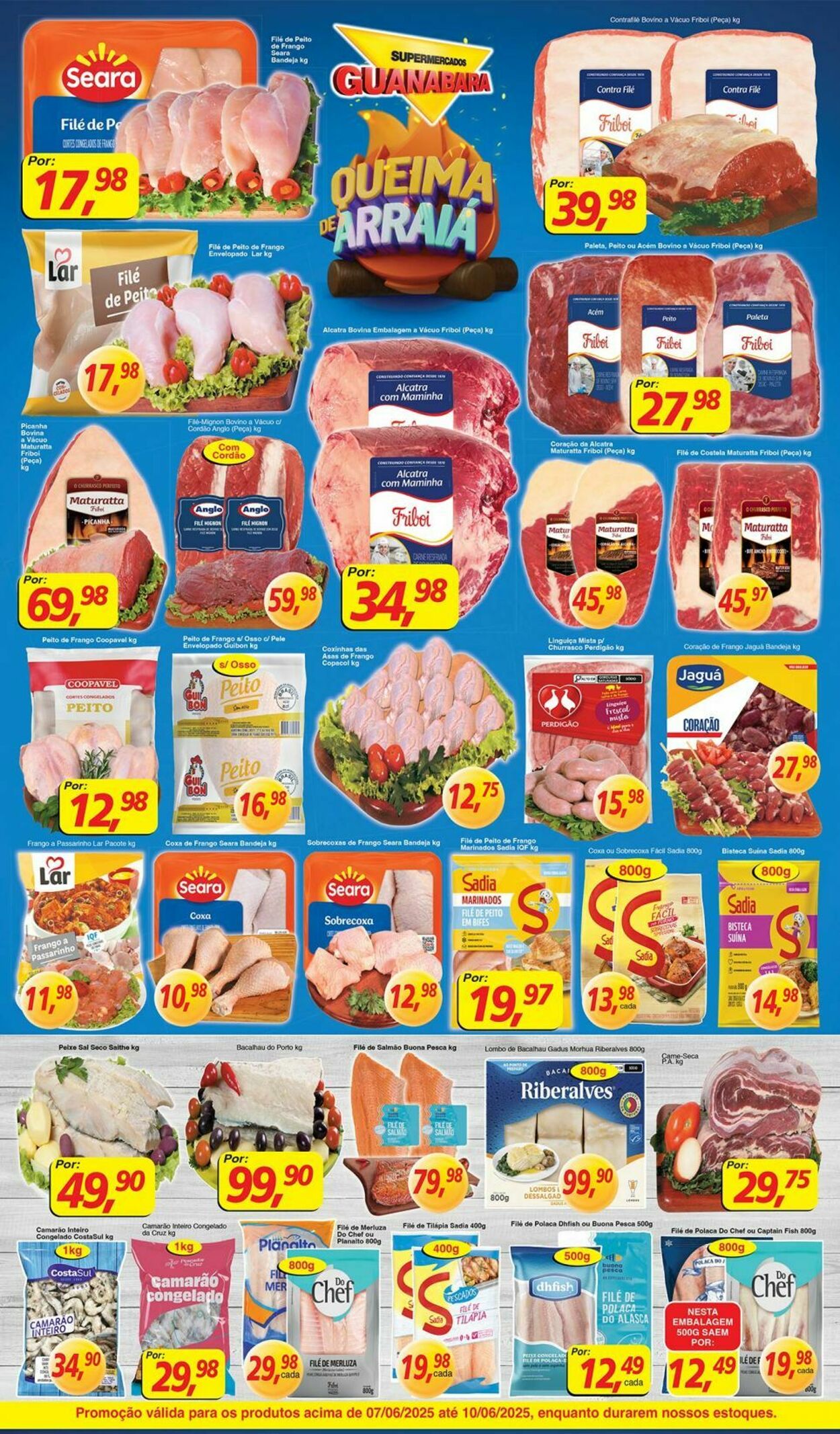 Folheto Supermercados Guanabara 07.06.2025 - 08.06.2025