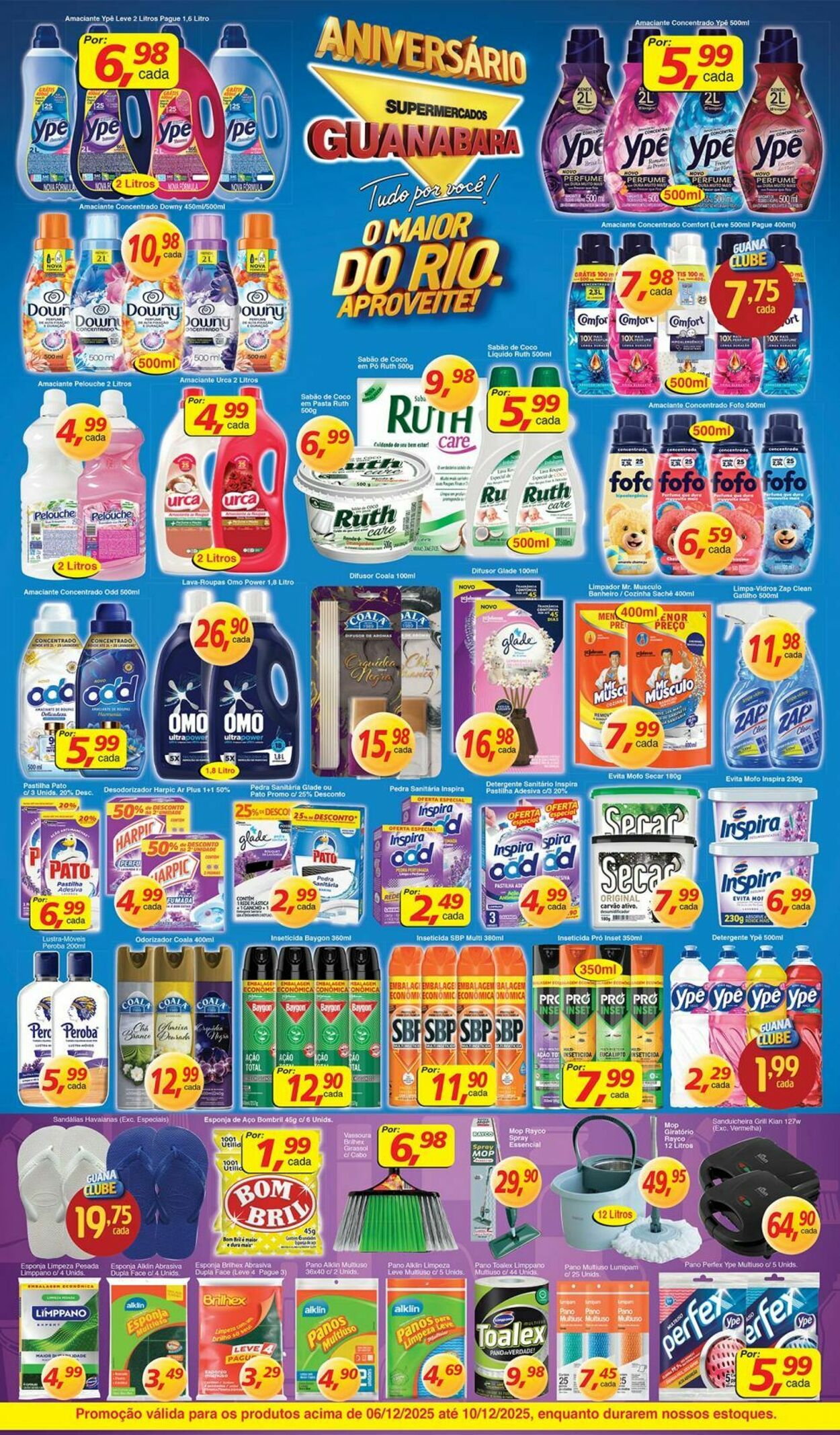 Folheto Supermercados Guanabara 06.12.2025 - 07.12.2025