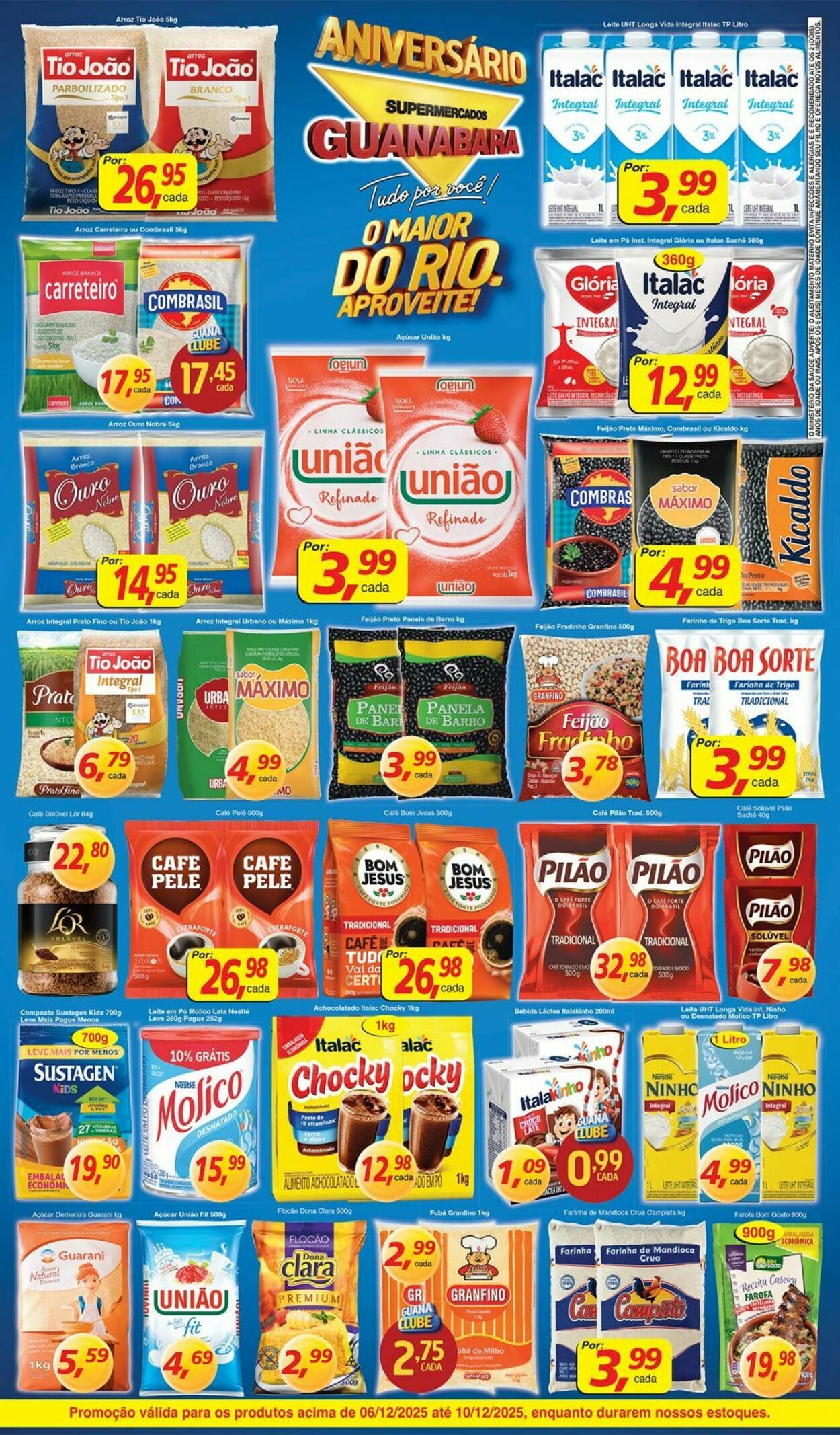 Folheto Supermercados Guanabara 06.12.2025 - 07.12.2025